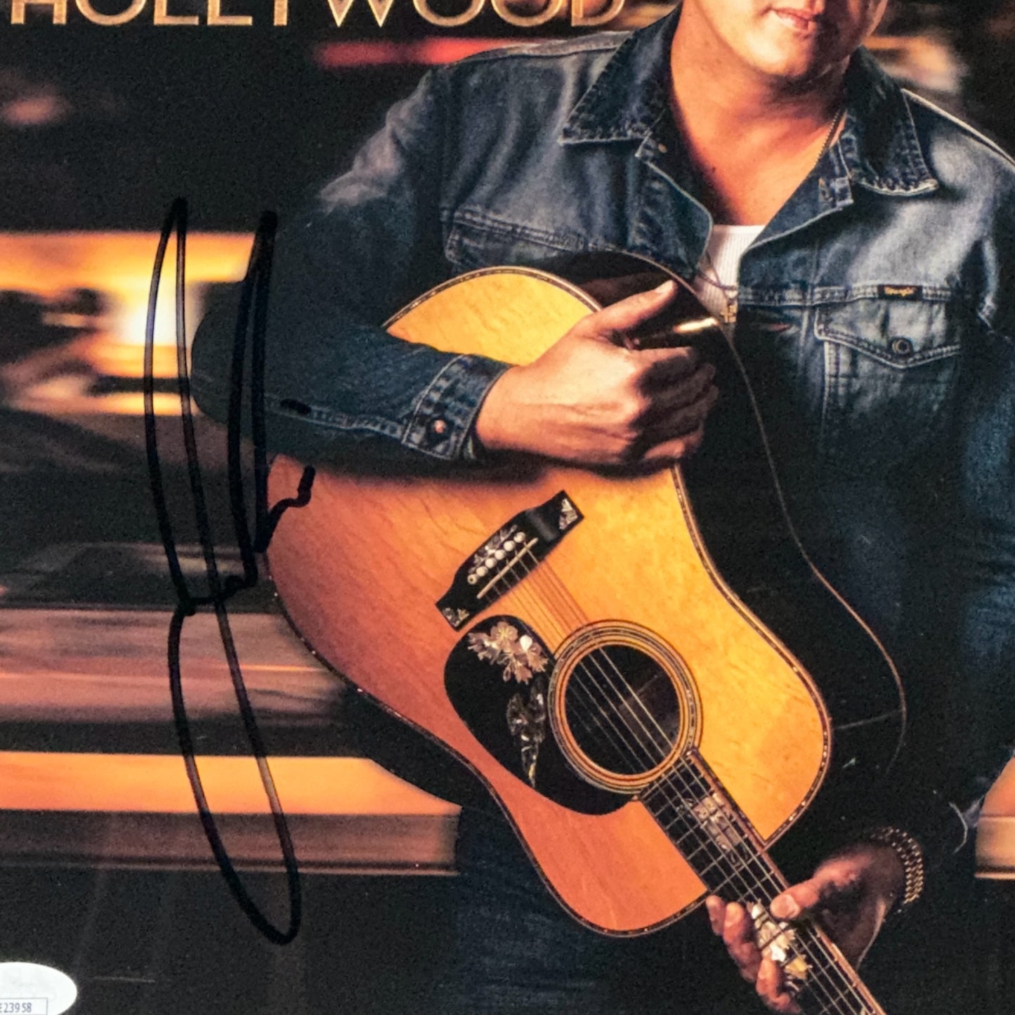 Jon Pardi Autographed Honkytonk Hollywood Deluxe Framed Vinyl Record Album - JSA