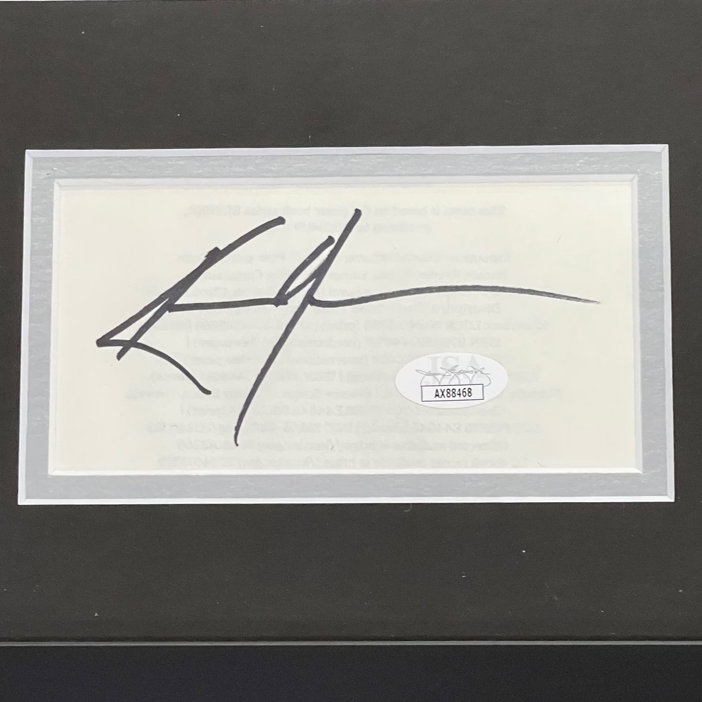 Keanu Reeves Autographed The Matrix 11x14 Movie Poster Deluxe Framed Piece - JSA