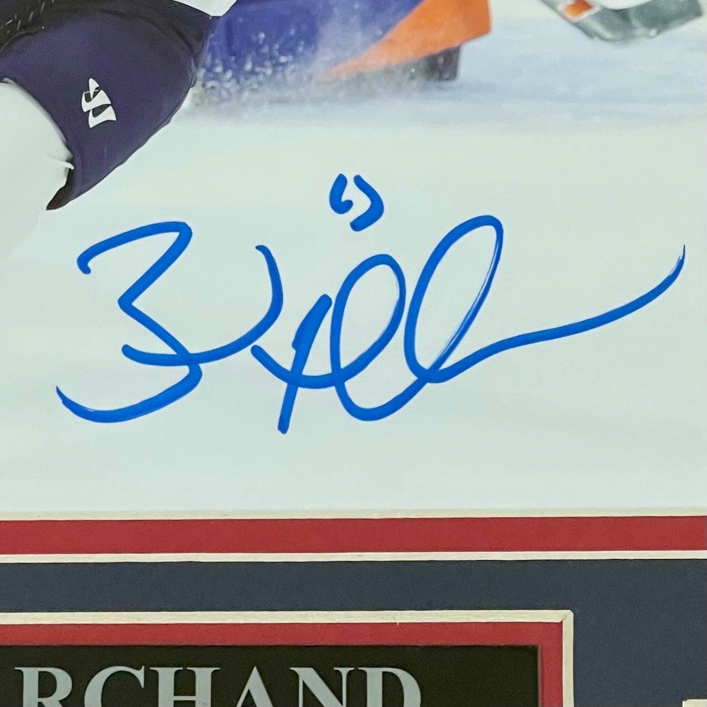 Brad Marchand Autographed Florida Panthers (Stanley Cup Goal) Deluxe Framed 8x10 Photo - JSA