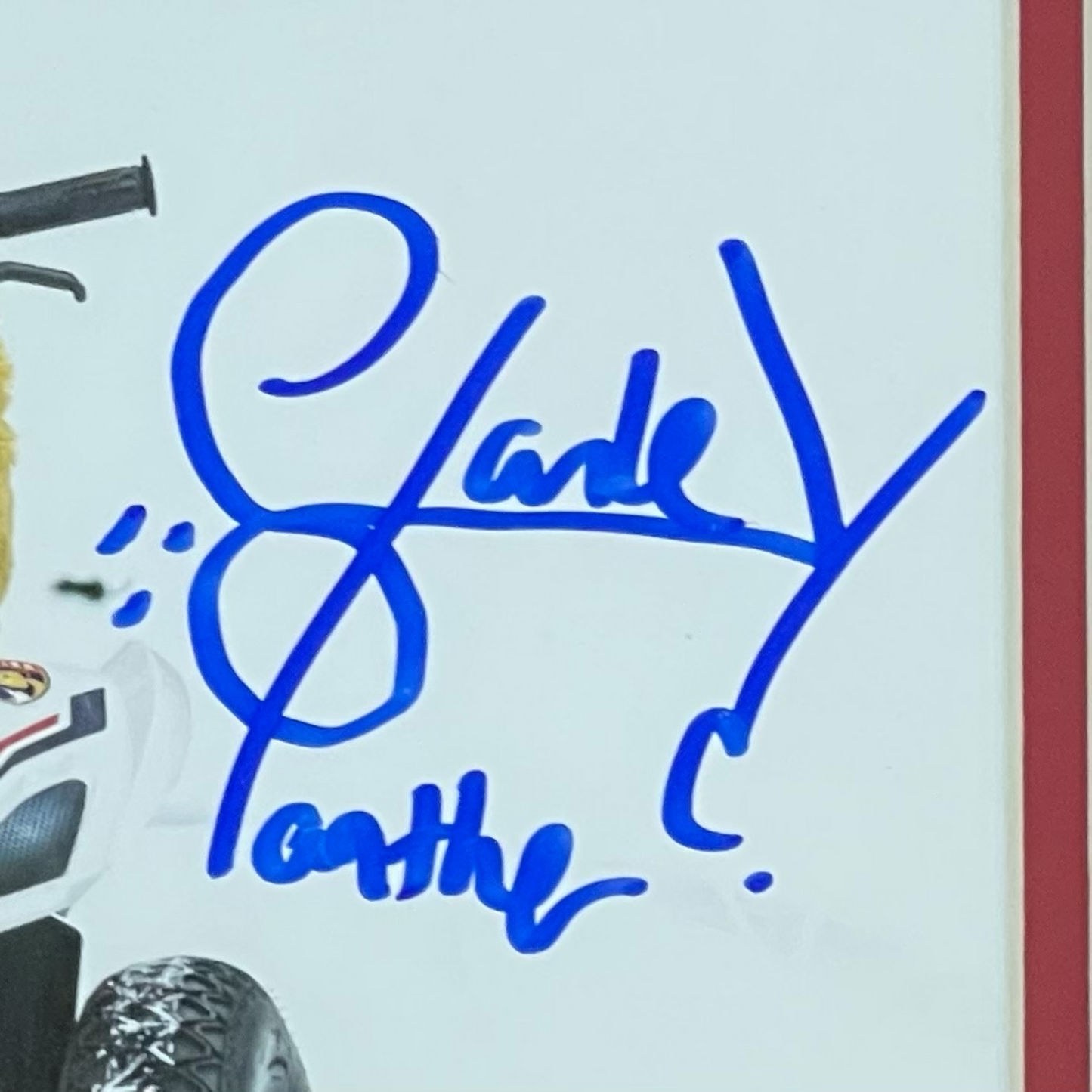 Stanley C. Panther Autographed Florida Panthers Deluxe Framed 8x10 Photo - JSA