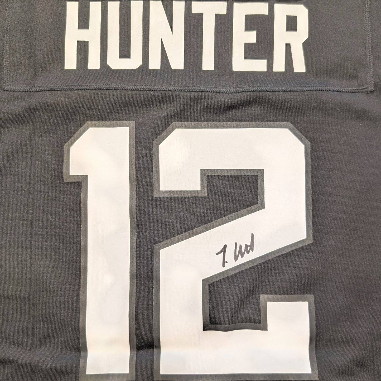 Travis Hunter Autographed Jacksonville Jaguars (Black #12) Nike Jersey - Beckett