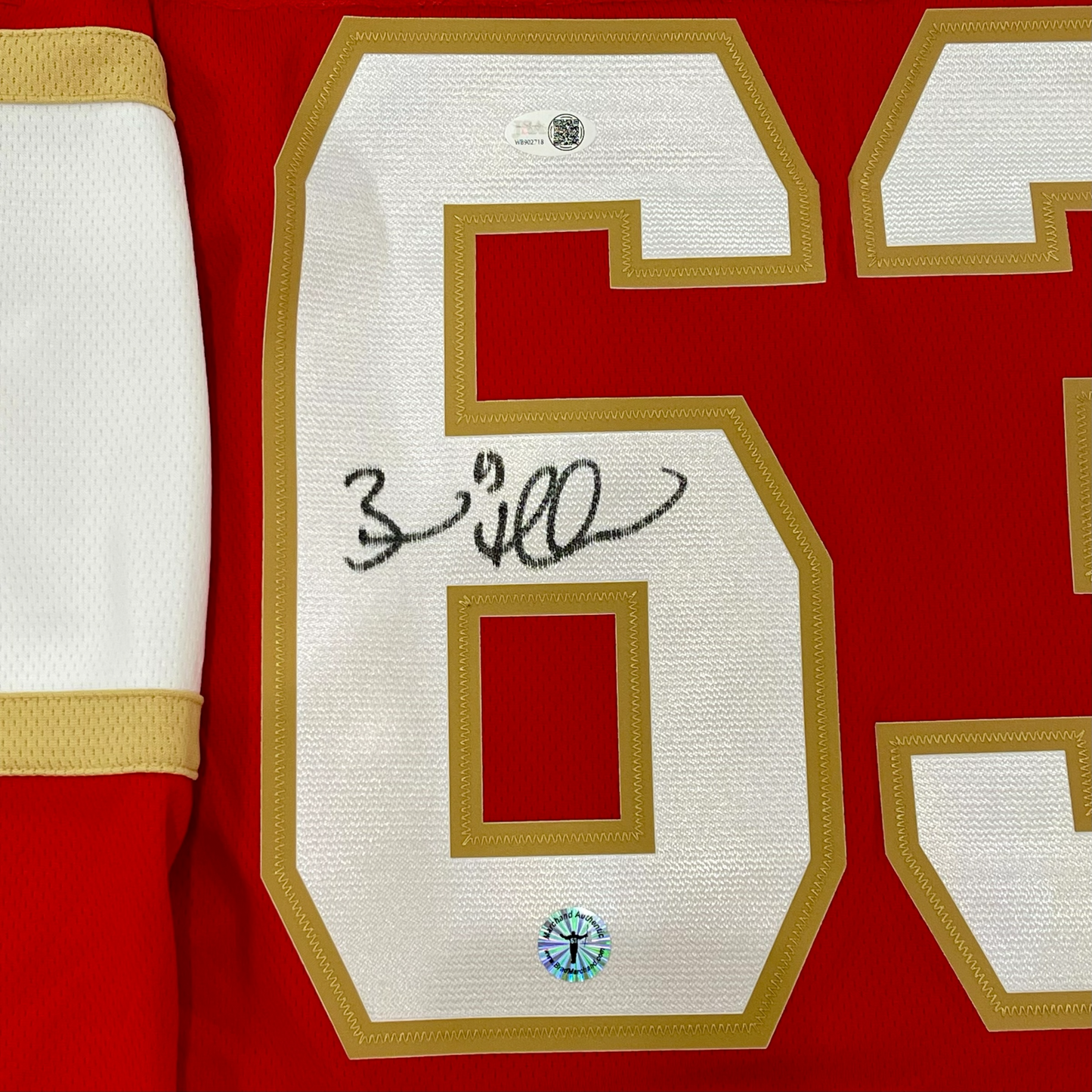 Brad Marchand Autographed Florida Panthers (Red #63) Authentic Breakaway Jersey - JSA