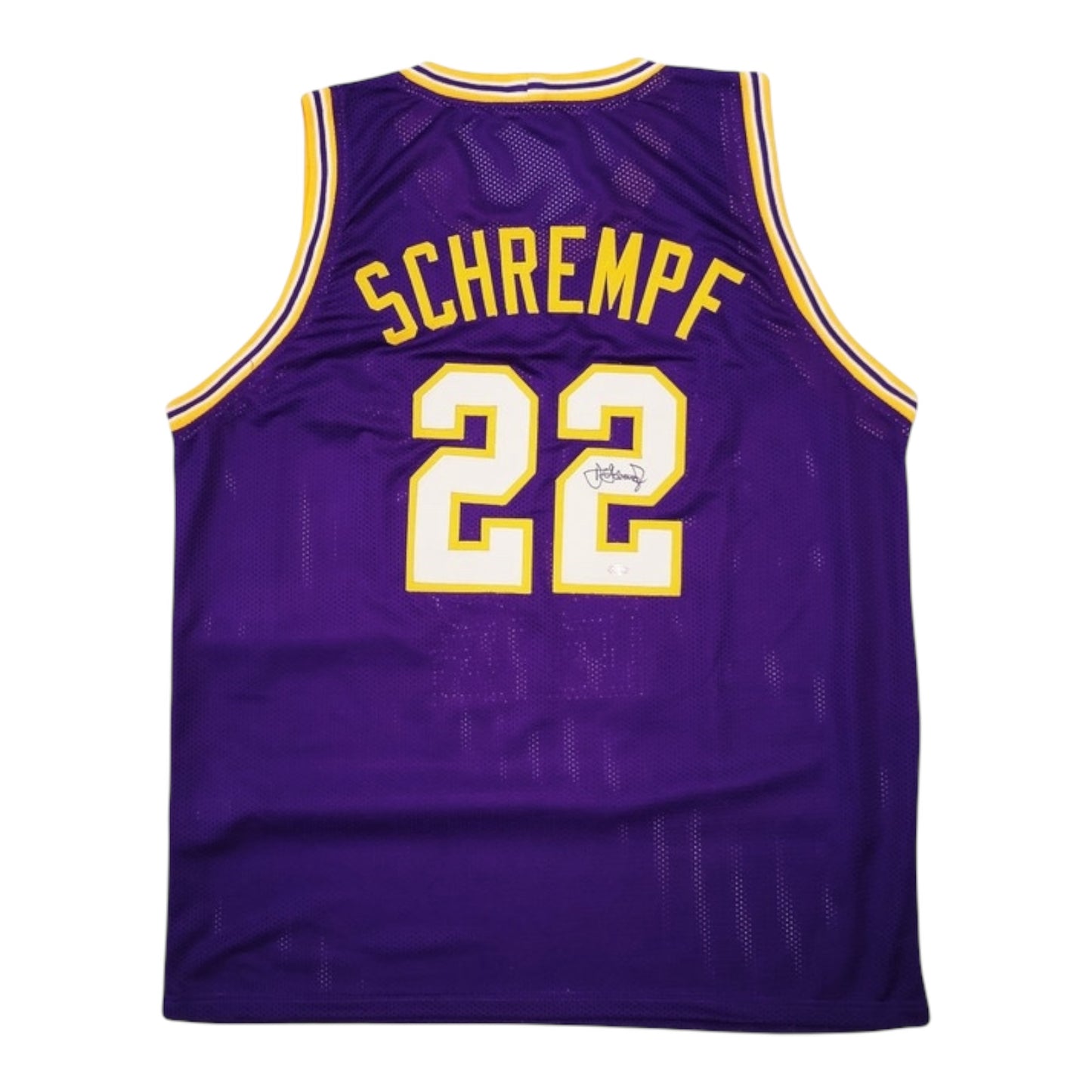 Detlef Schrempf Autographed Washington Huskies (Purple #22) Custom Jersey - MCS