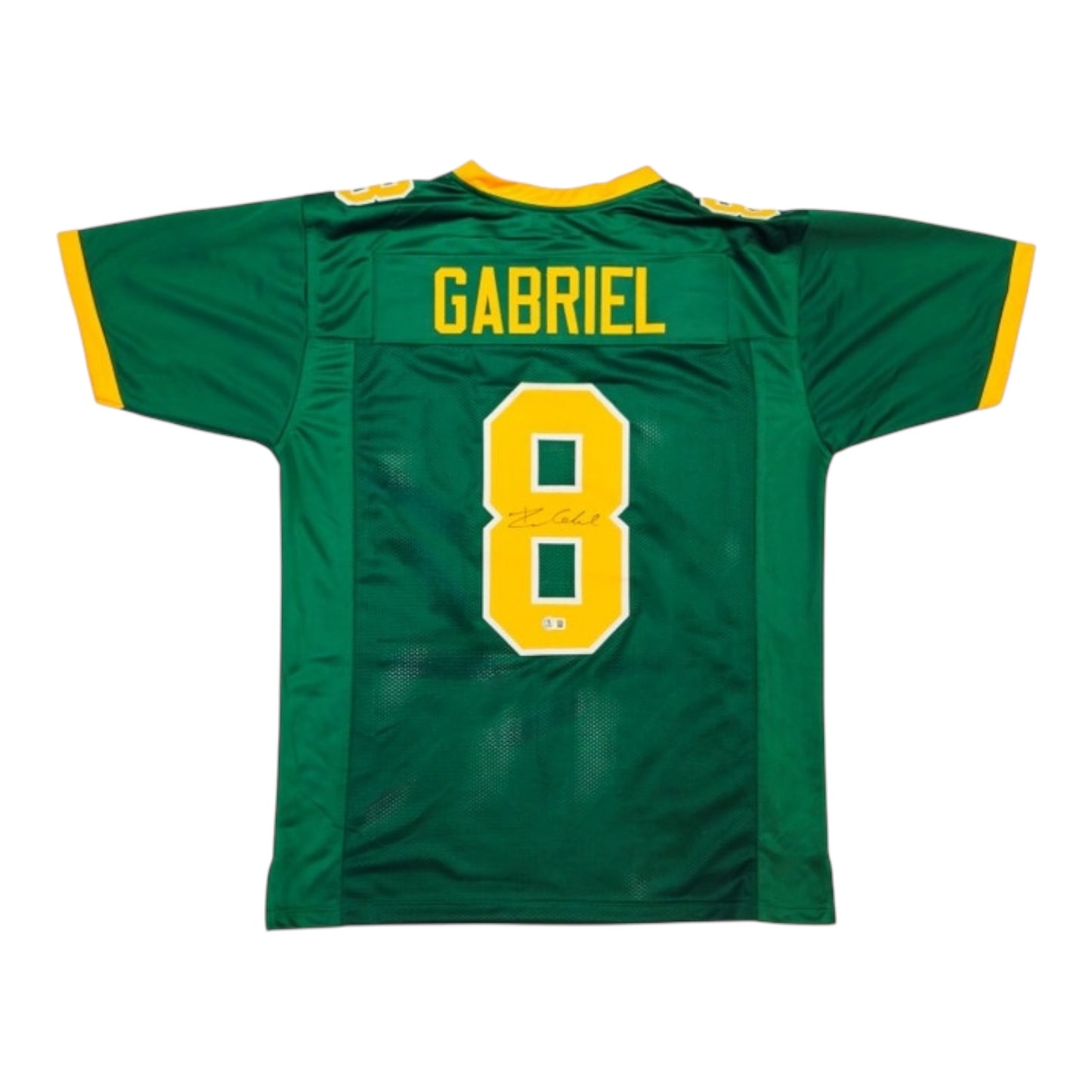 Dillon Gabriel Autographed Oregon Ducks (Green #8) Custom Jersey - Beckett