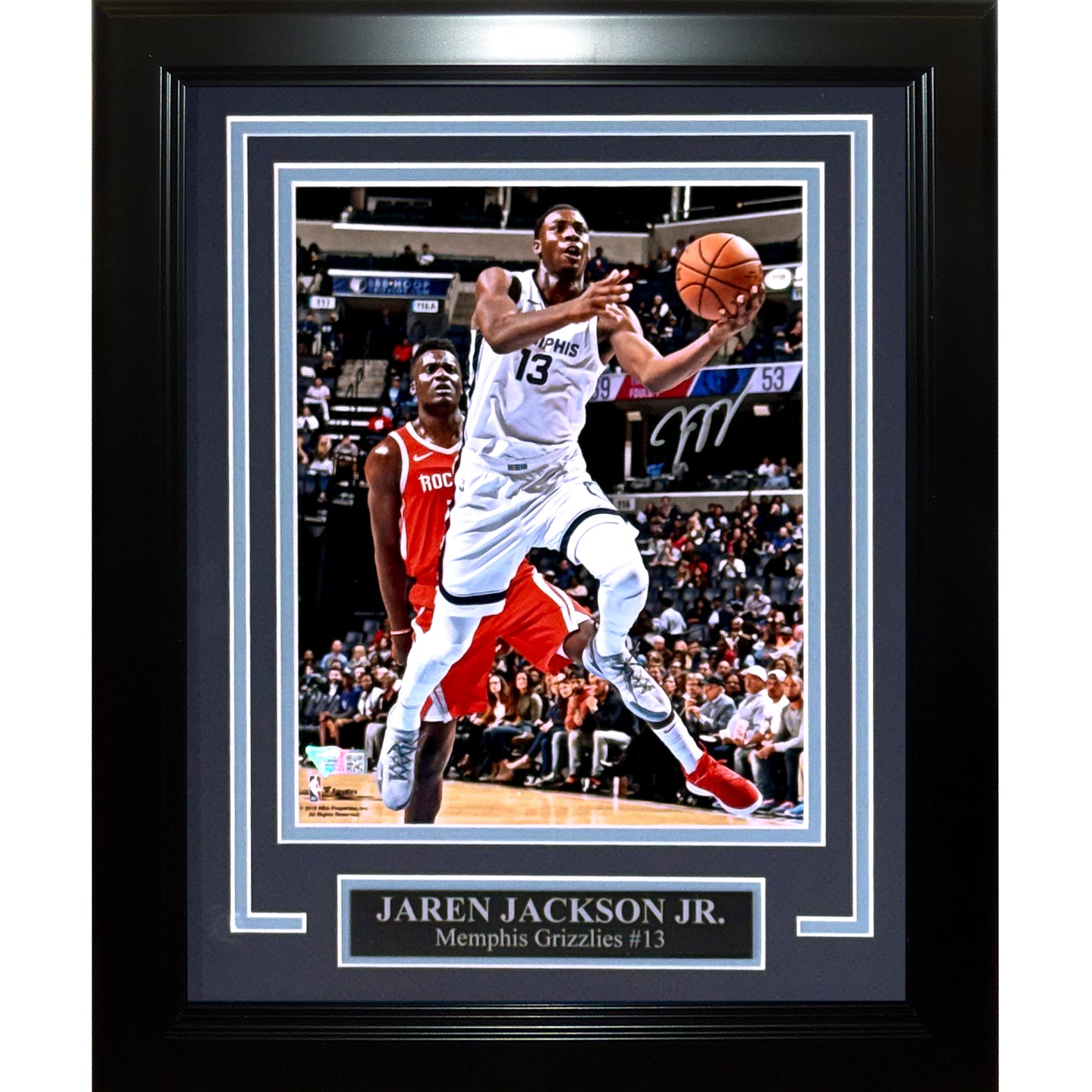 Jaren Jackson Jr. Autographed Memphis Grizzlies Deluxe Framed 8x10 Photo - Fanatics