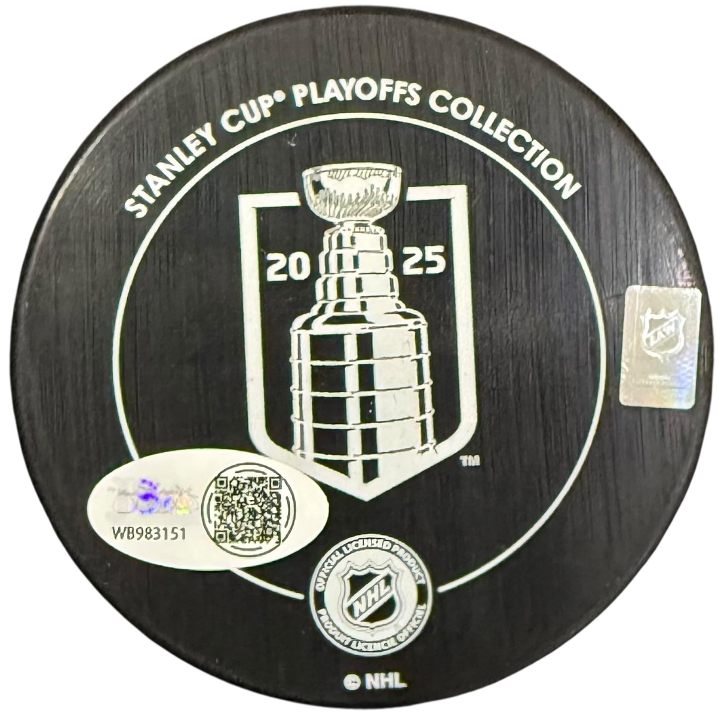 Seth Jones Autographed Florida Panthers (2025 Stanley Cup Champs Logo) Hockey Puck - JSA