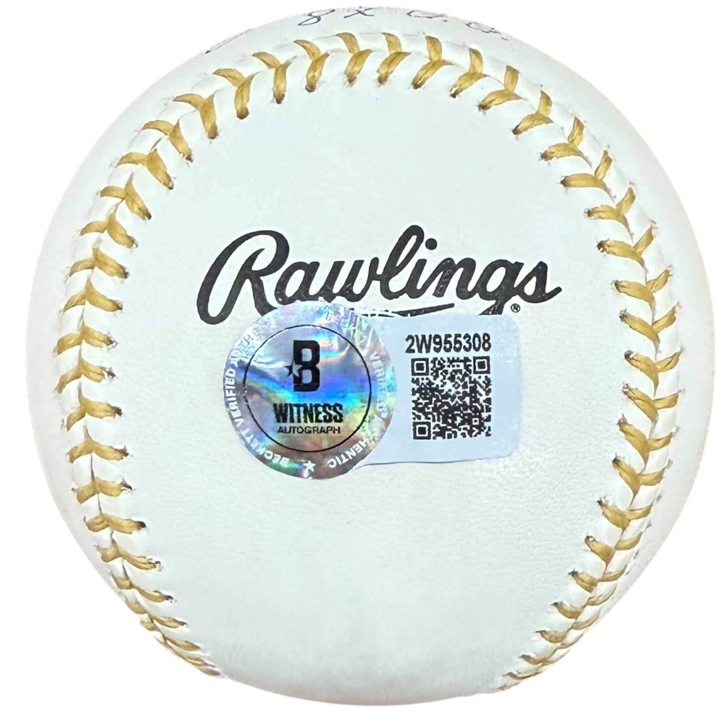 Andre Dawson Autographed Official Gold Glove Award Baseball w/ 8x GG - Beckett
