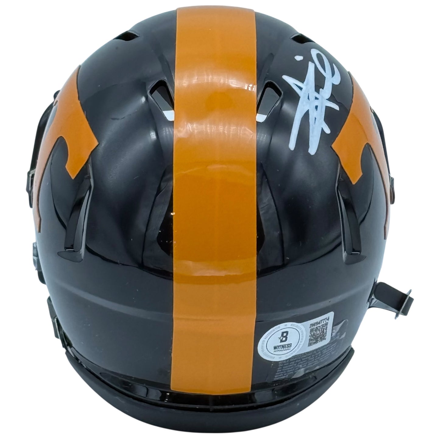 Alvin Kamara Autographed Tennessee Vols (Dark Mode Alternate) Mini Helmet - Beckett