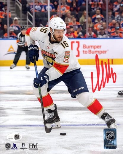 Aleksander Barkov Autographed Florida Panthers Stanley Cup Action 8x10 Photo - JSA