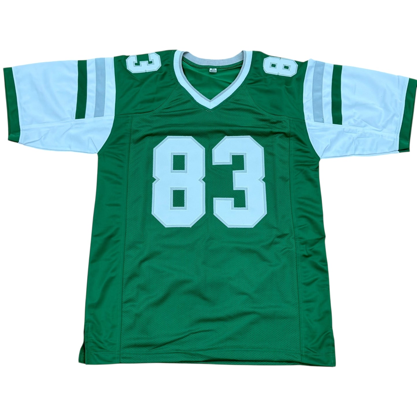 Vince Papale Autographed Philadelphia Eagles (Green #83) Custom Jersey w / "Invincible" - Beckett