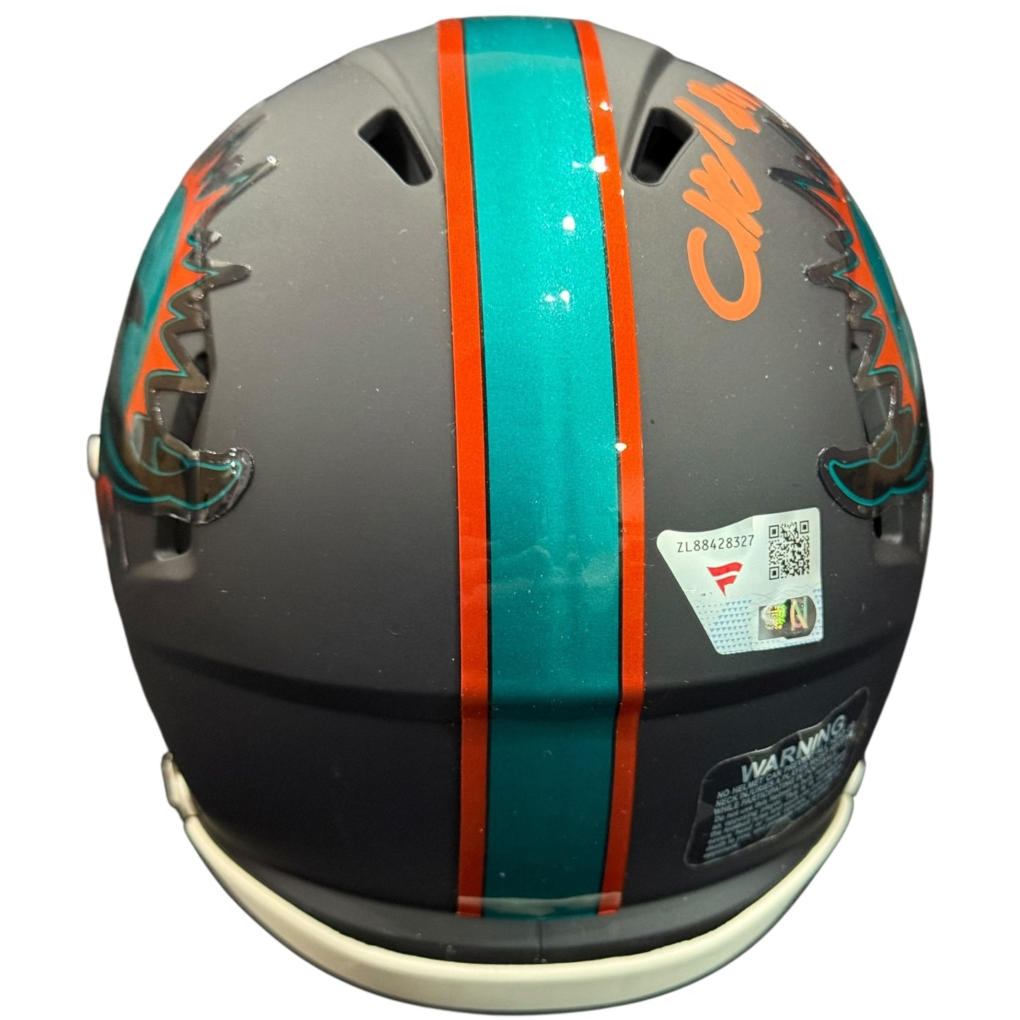 Chop Robinson Autographed Miami Dolphins (RIVALRIES Alternate) Mini Helmet - Fanatics
