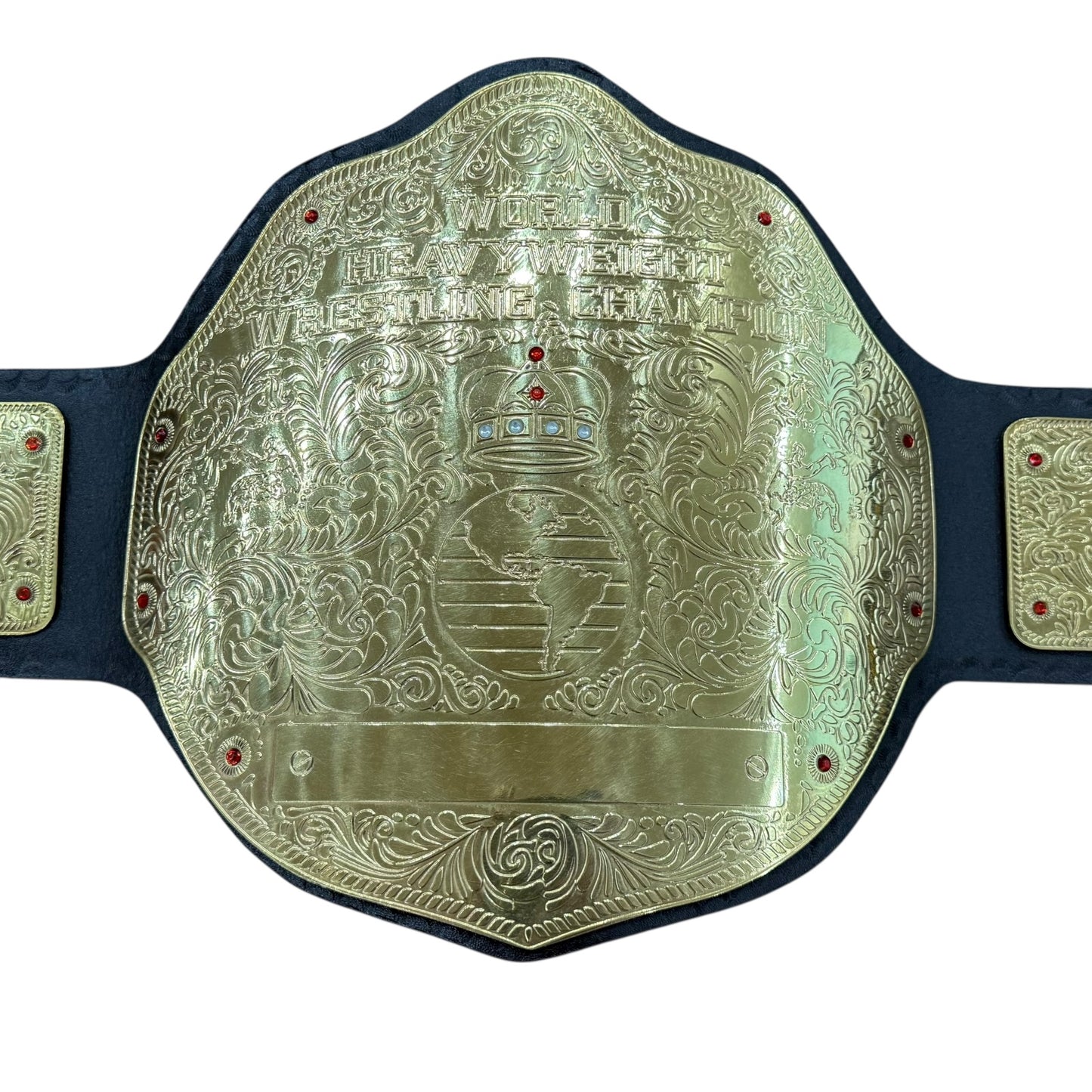 Bill Goldberg Autographed World Heavyweight Wrestling Championship Title Belt w/ "Whos Next" - JSA