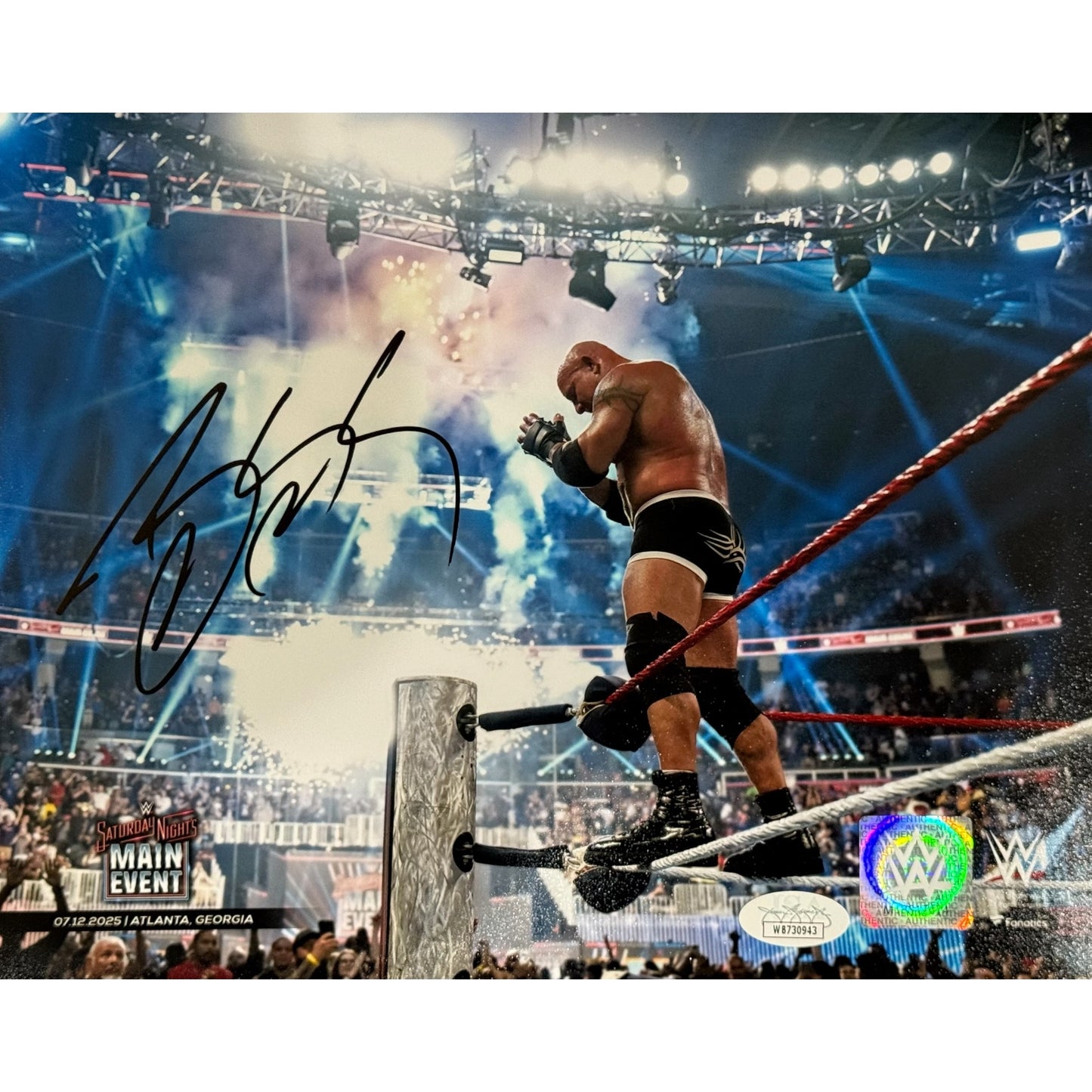 Bill Goldberg Autographed WWE Wrestling 8x10 Photo - JSA