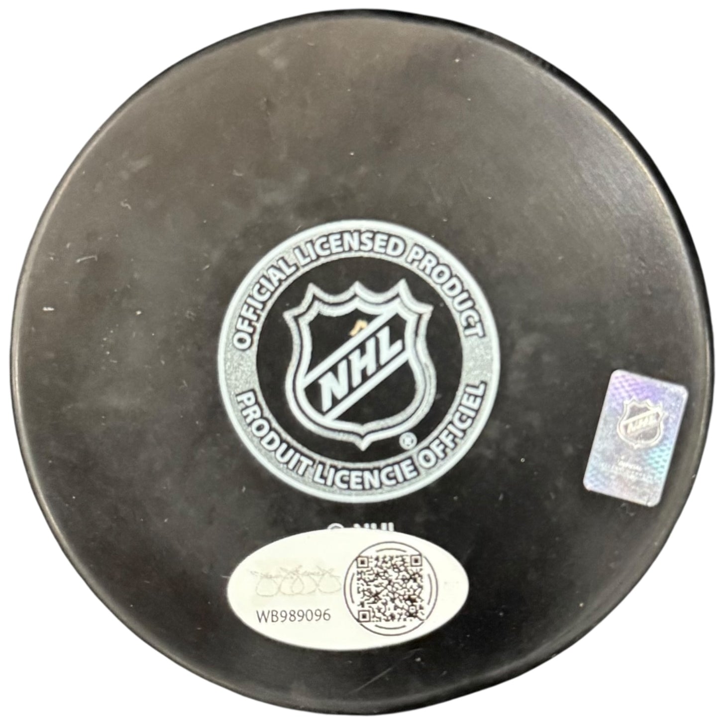 Jesper Boqvist Autographed Florida Panthers Logo Hockey Puck - JSA