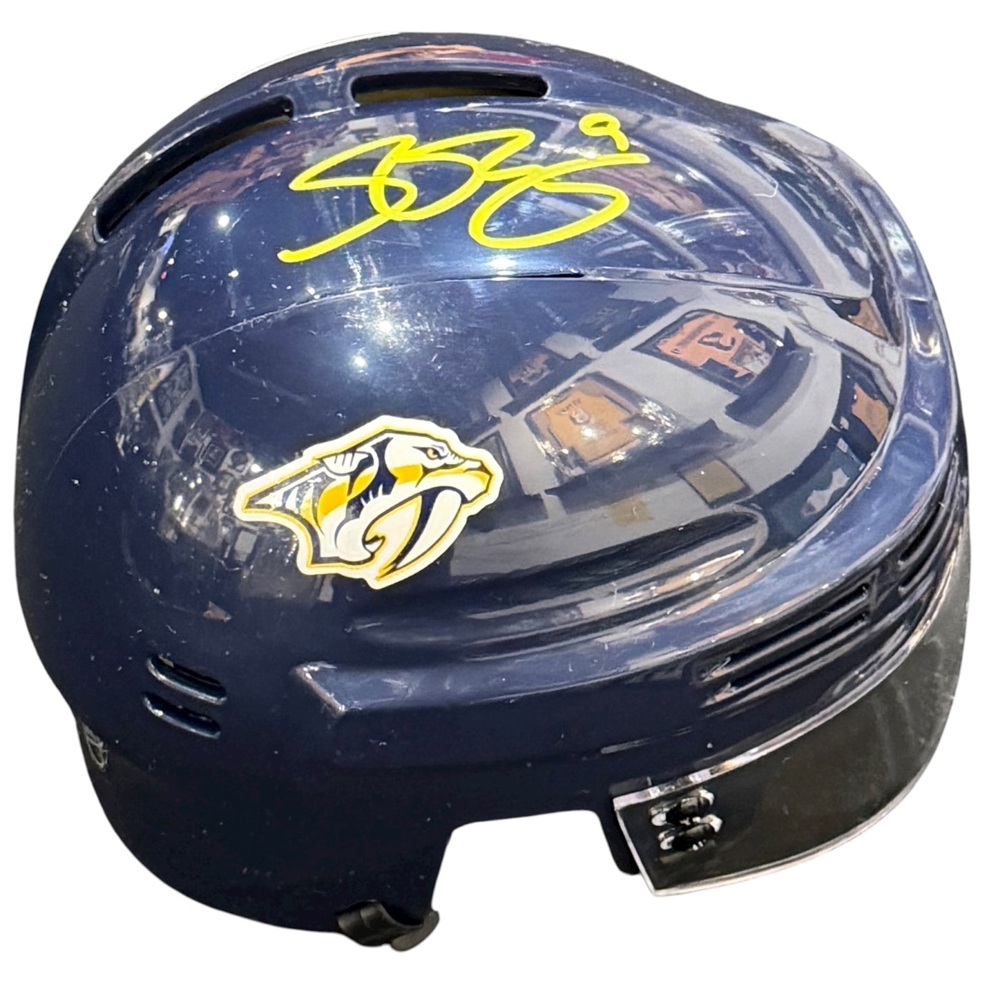 Filip Forsberg Autographed Nashville Predators Mini Hockey Helmet - JSA
