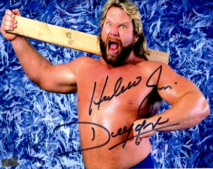 Hacksaw Jim Duggan Autographed WWE Wrestling 8x10 Photo
