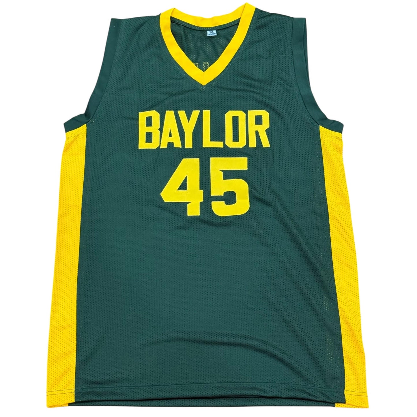 Davion Mitchell Autographed Baylor (Green #45) Custom Jersey - JSA