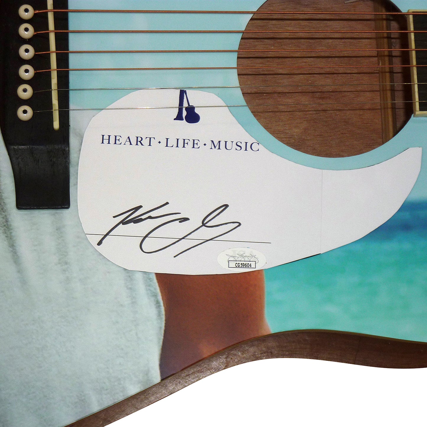 Kenny Chesney Autographed Wrapped Acoustic Guitar - JSA