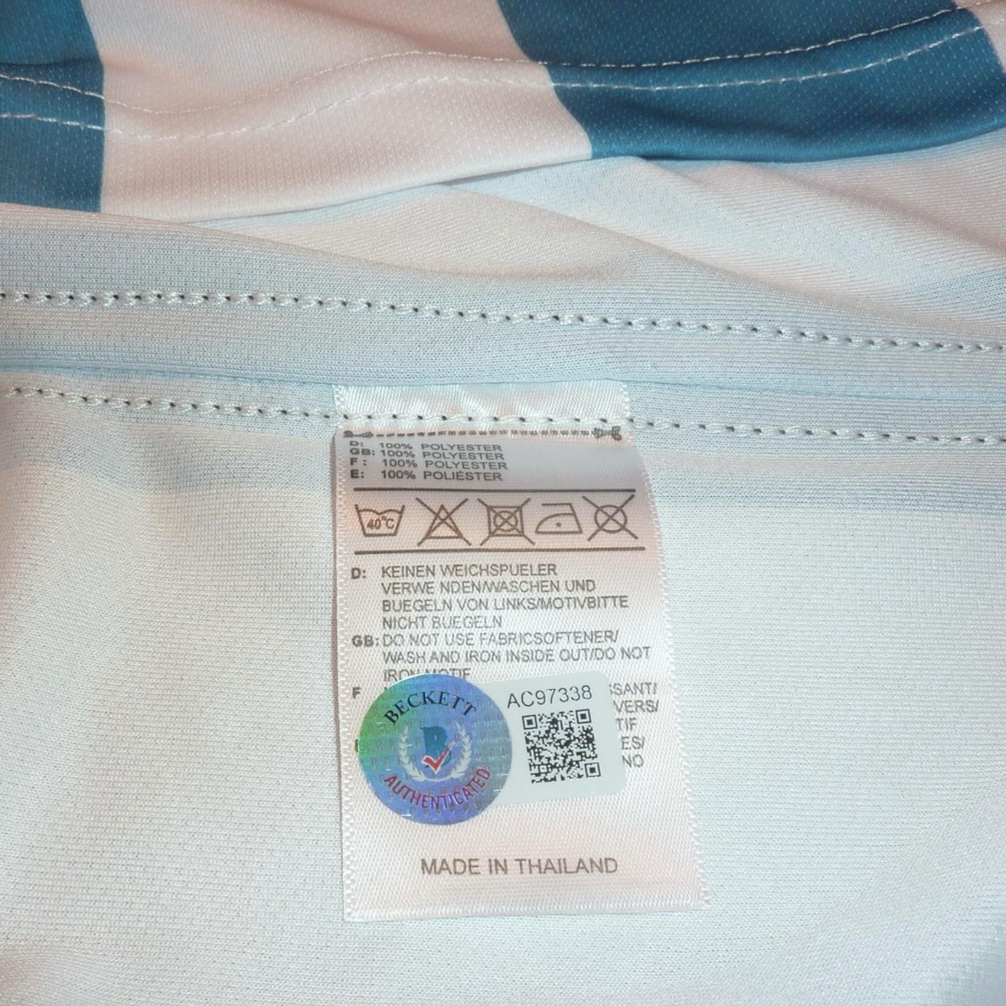 Lionel Messi Autographed Argentina (#10) Deluxe Framed Soccer Jersey - Icons COA