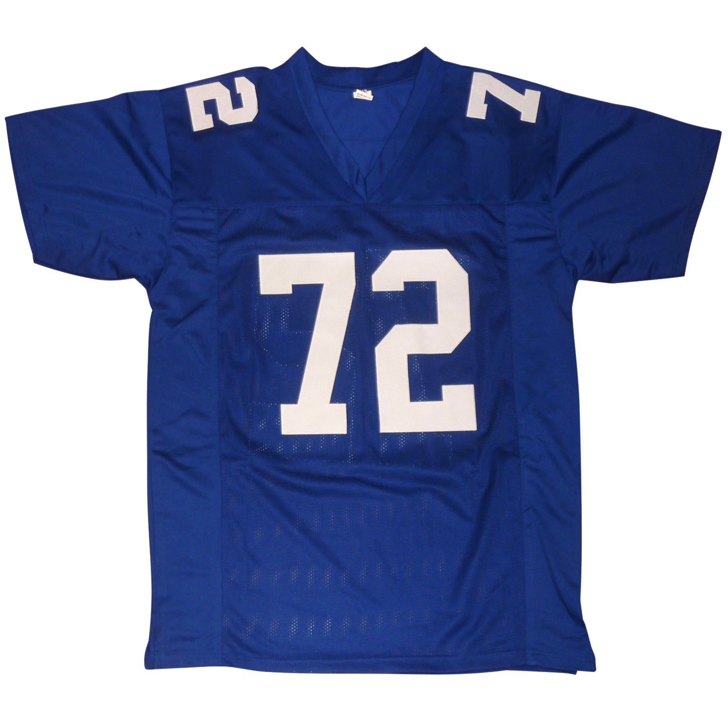 Osi Umenyiora Autographed New York (Blue #72) Custom Jersey w/ SB Inscription - JSA