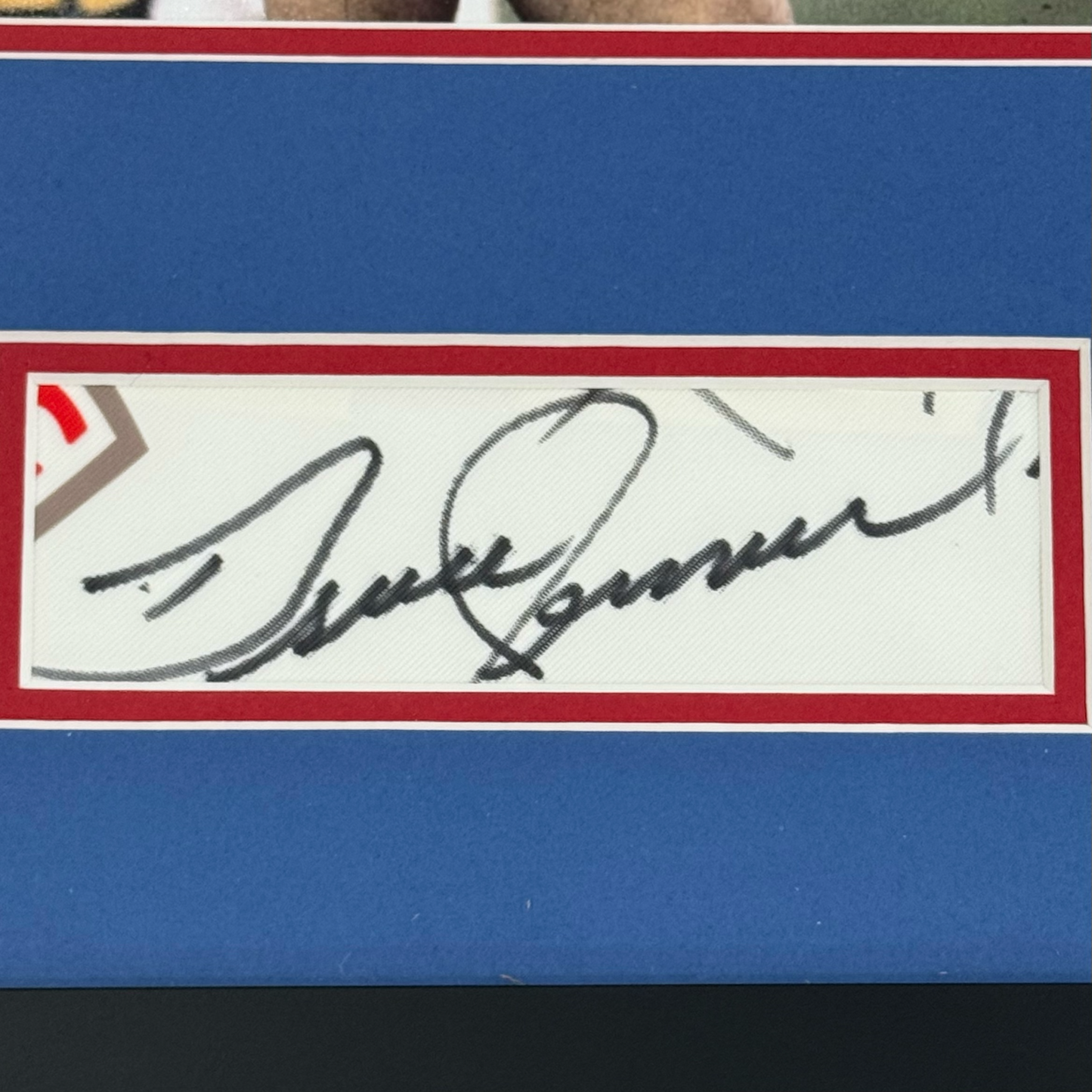 Bruce Jenner Autographed USA Track (Olympics) "Signature Series" Frame