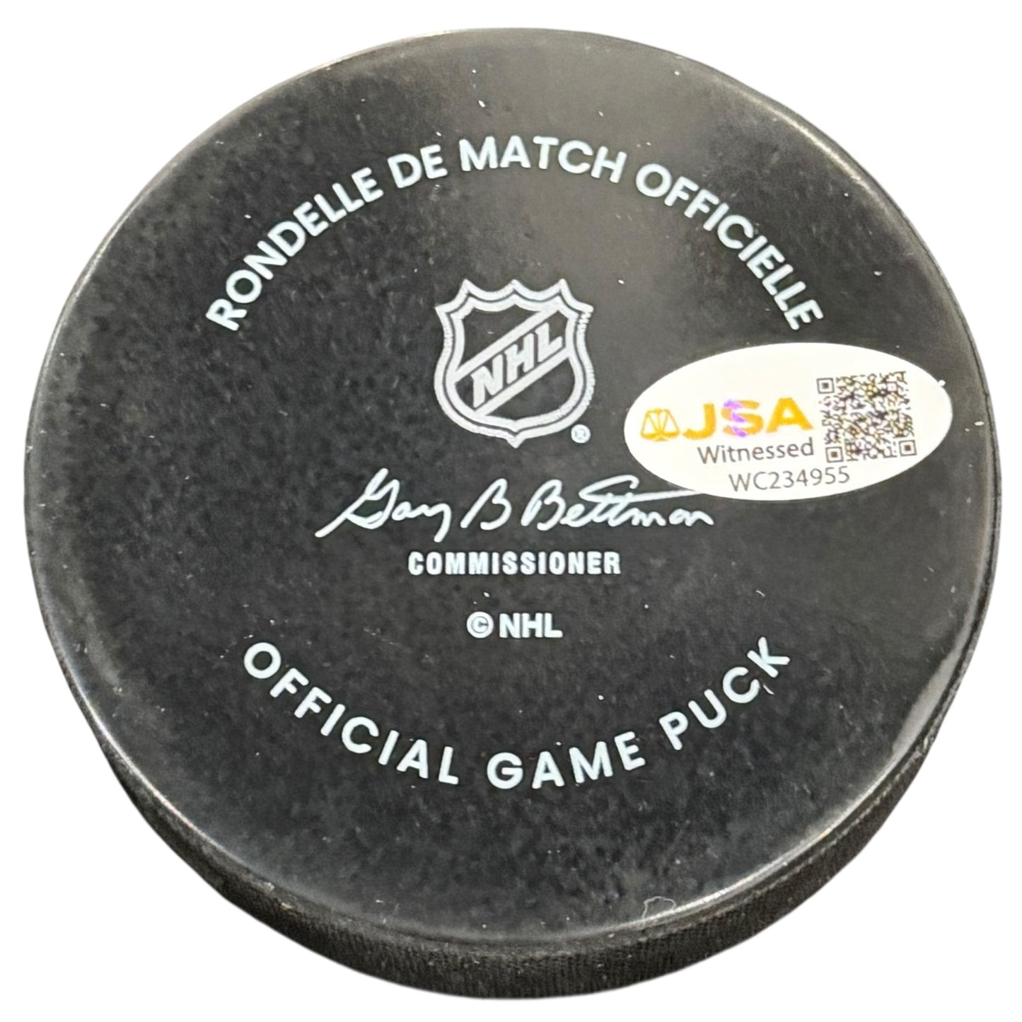 Roman Josi Autographed Nashville Predators Official Game Hockey Puck - JSA