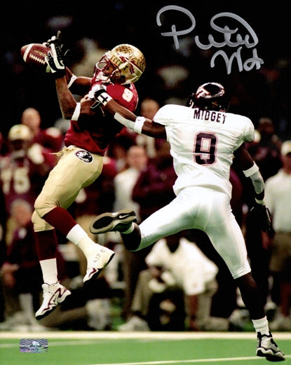 Peter Warrick Autographed FSU Florida State Seminoles (2000 Sugar Bowl) 8x10 Photo