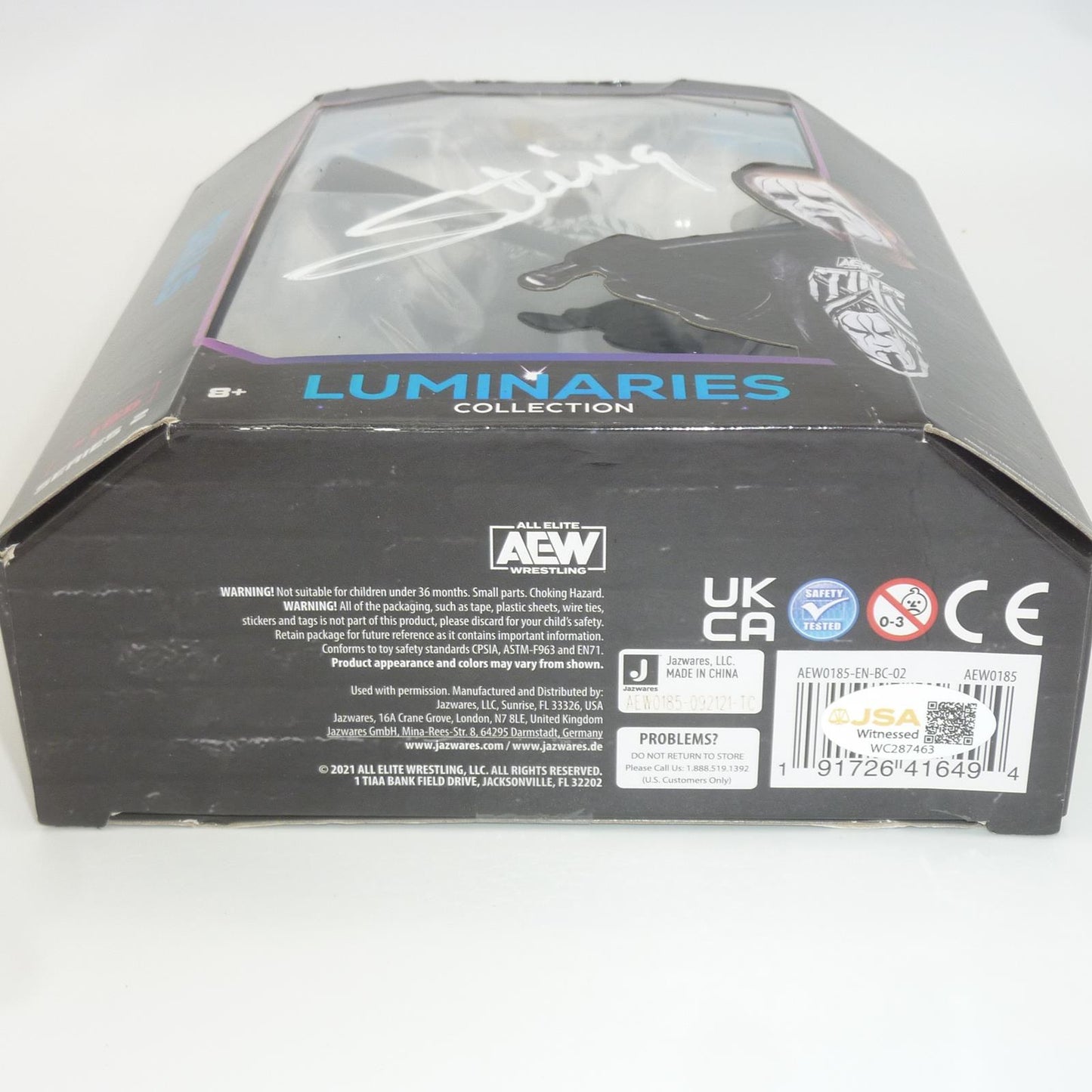 Sting Autographed AEW Wrestling Unmatched Series 2 Luminaries Action Figure In Box - JSA