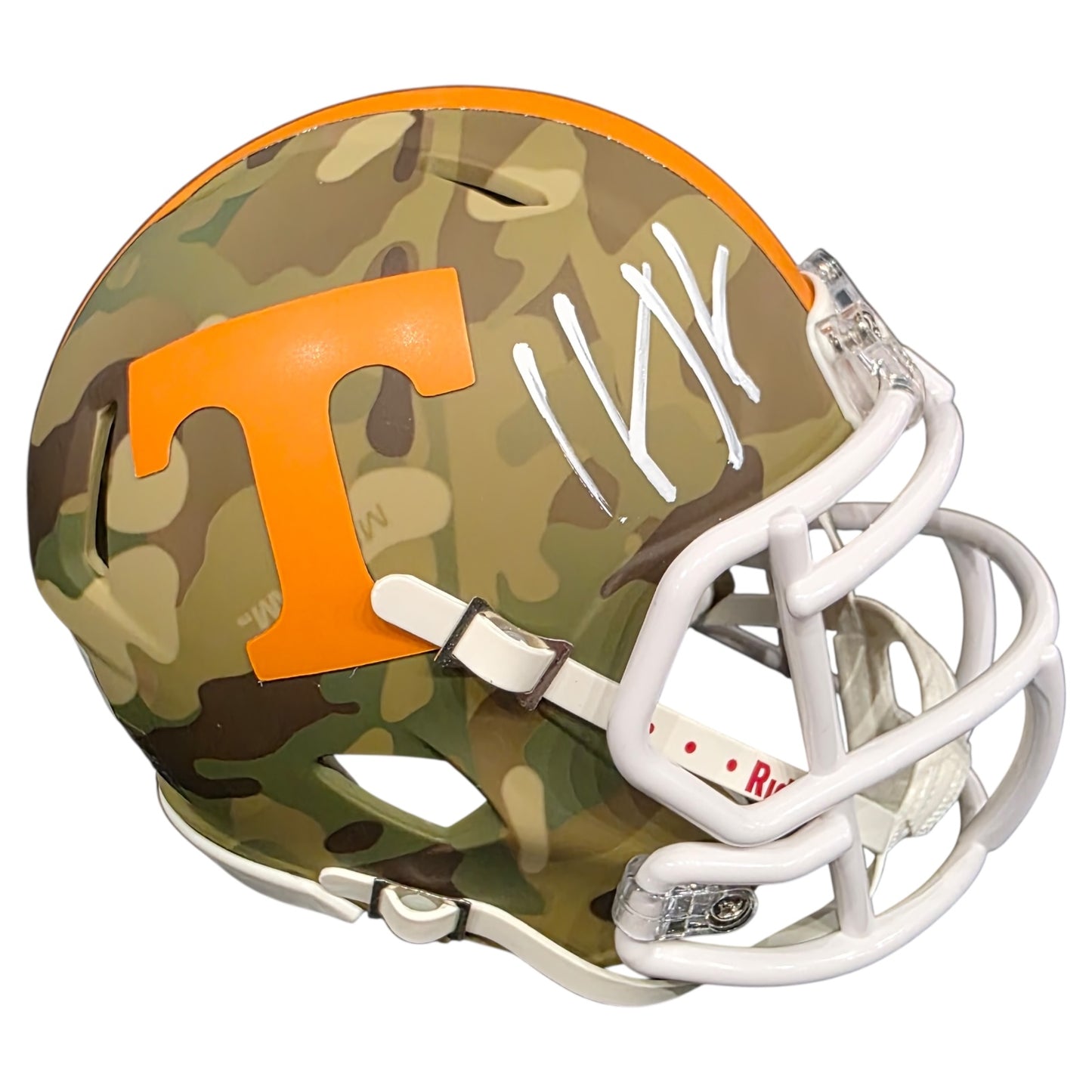 Hendon Hooker Autographed Tennessee Vols (CAMO Alternate) Mini Helmet - JSA
