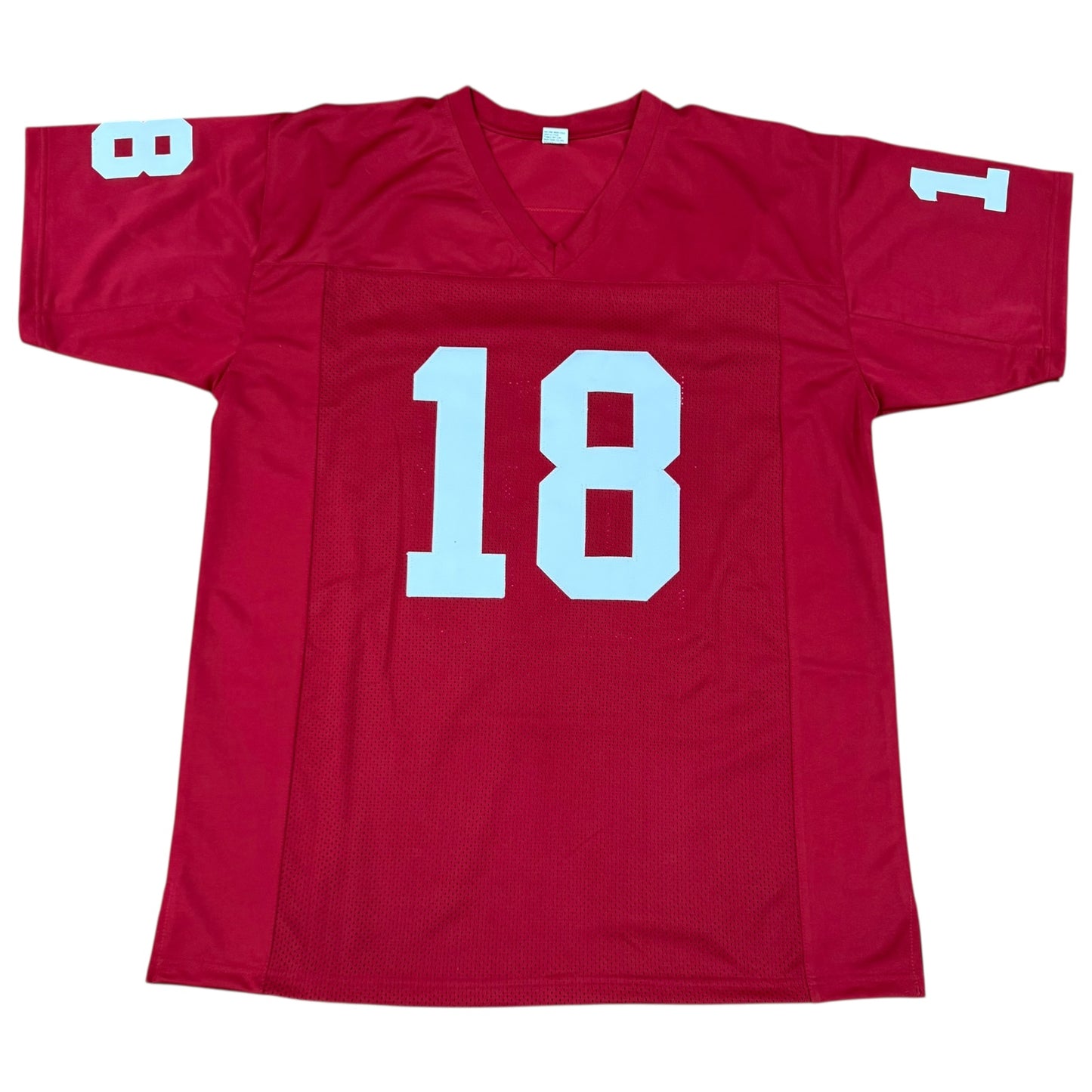 Jason White Autographed Oklahoma (Red #18) Custom Jersey - JSA