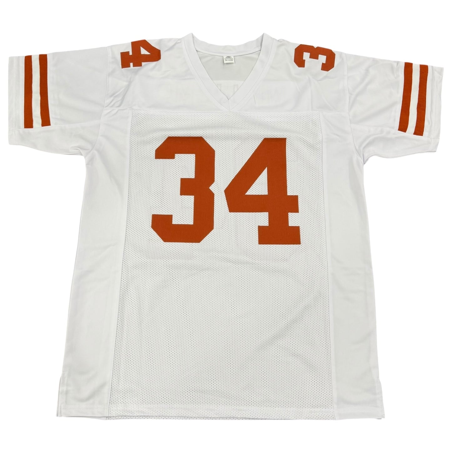 Ricky Williams Autographed Texas Longhorns (White #34) Custom Jersey - JSA