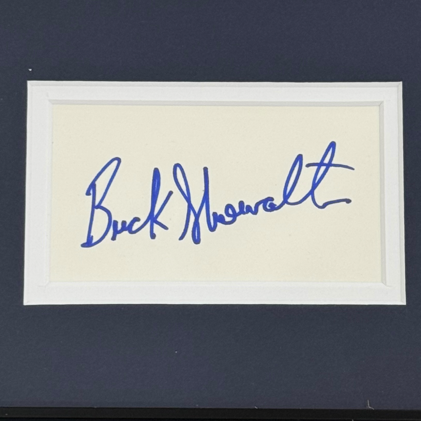 Buck Showalter Autographed New York Yankees "Seinfeld" Signature Series Frame