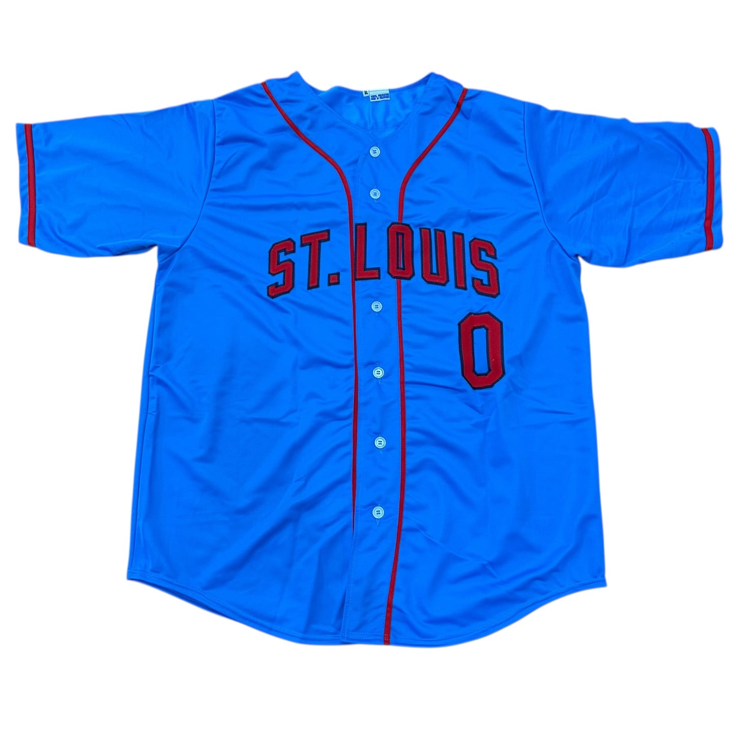 Masyn Winn Autographed St. Louis (Baby Blue #0) Custom Jersey - Beckett