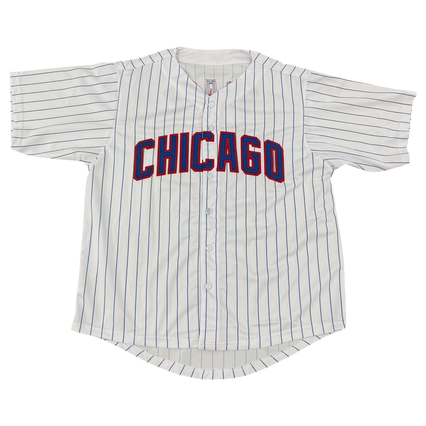 Mark Grace Autographed Chicago (Pinstripe #17) Custom Jersey - JSA