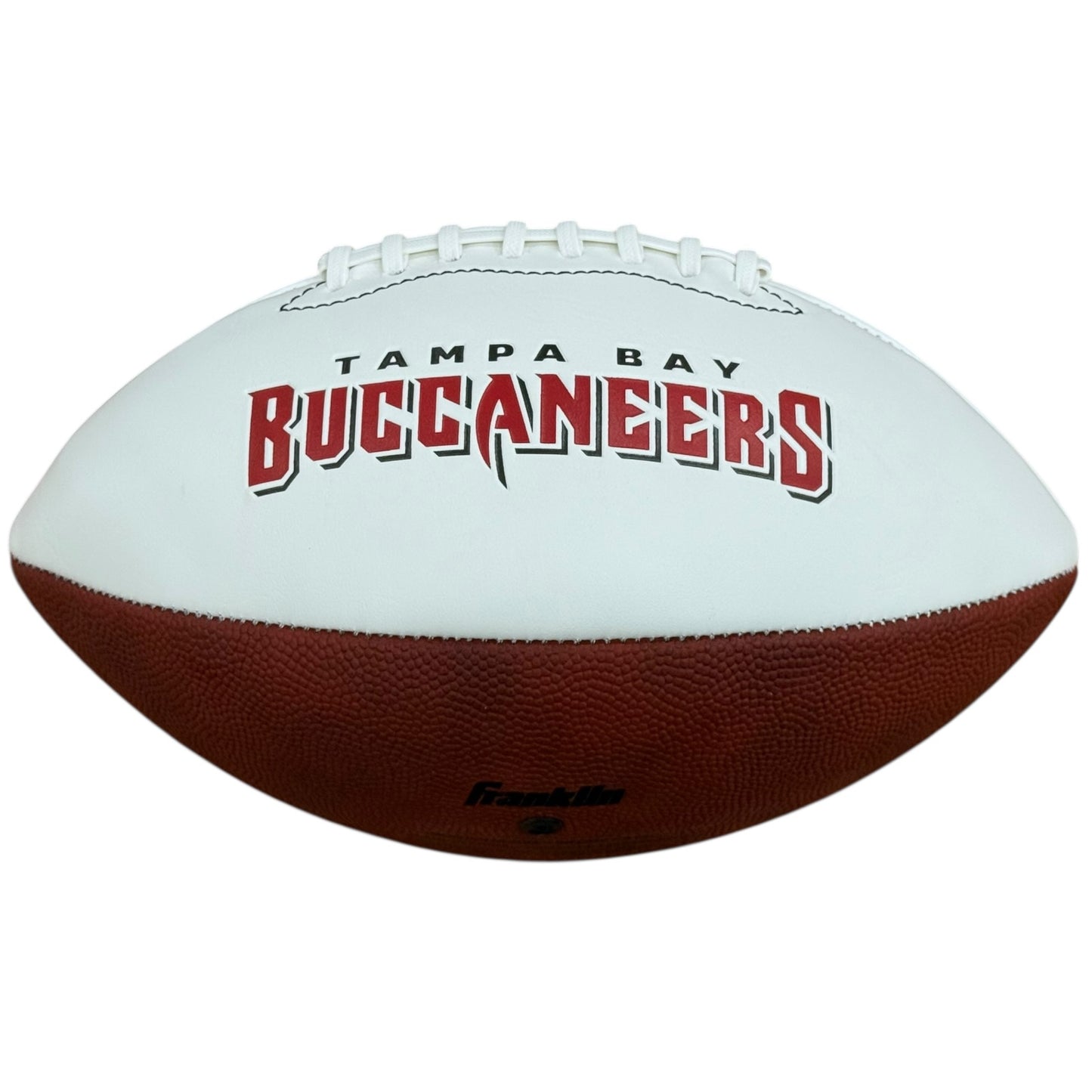 Brad Johnson Autographed Tampa Bay Buccaneers Logo Football w/ "SB XXXVII Champs"