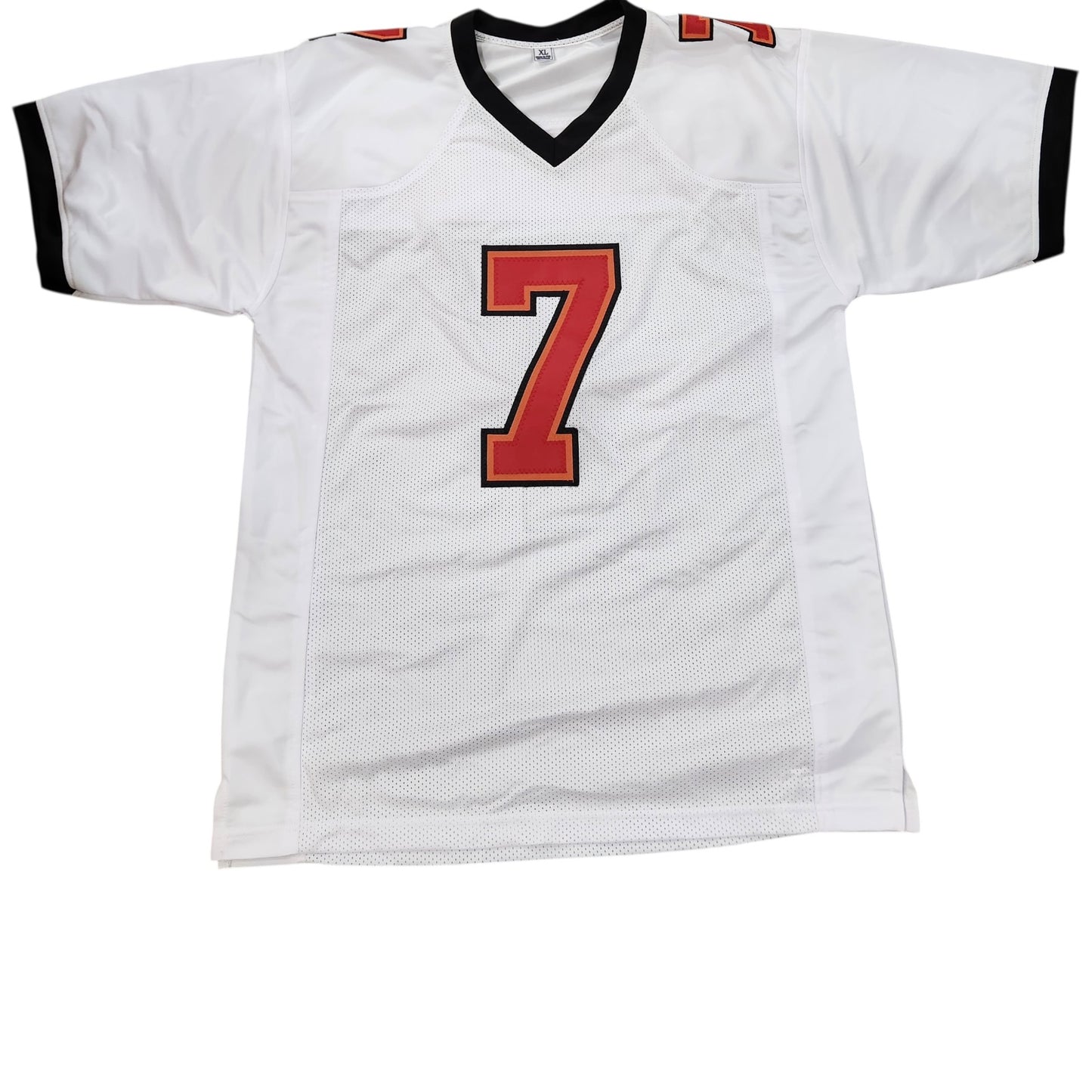 Martin Gramatica Autographed Tampa Bay (White #7) Custom Jersey w/ SB Champs - JSA