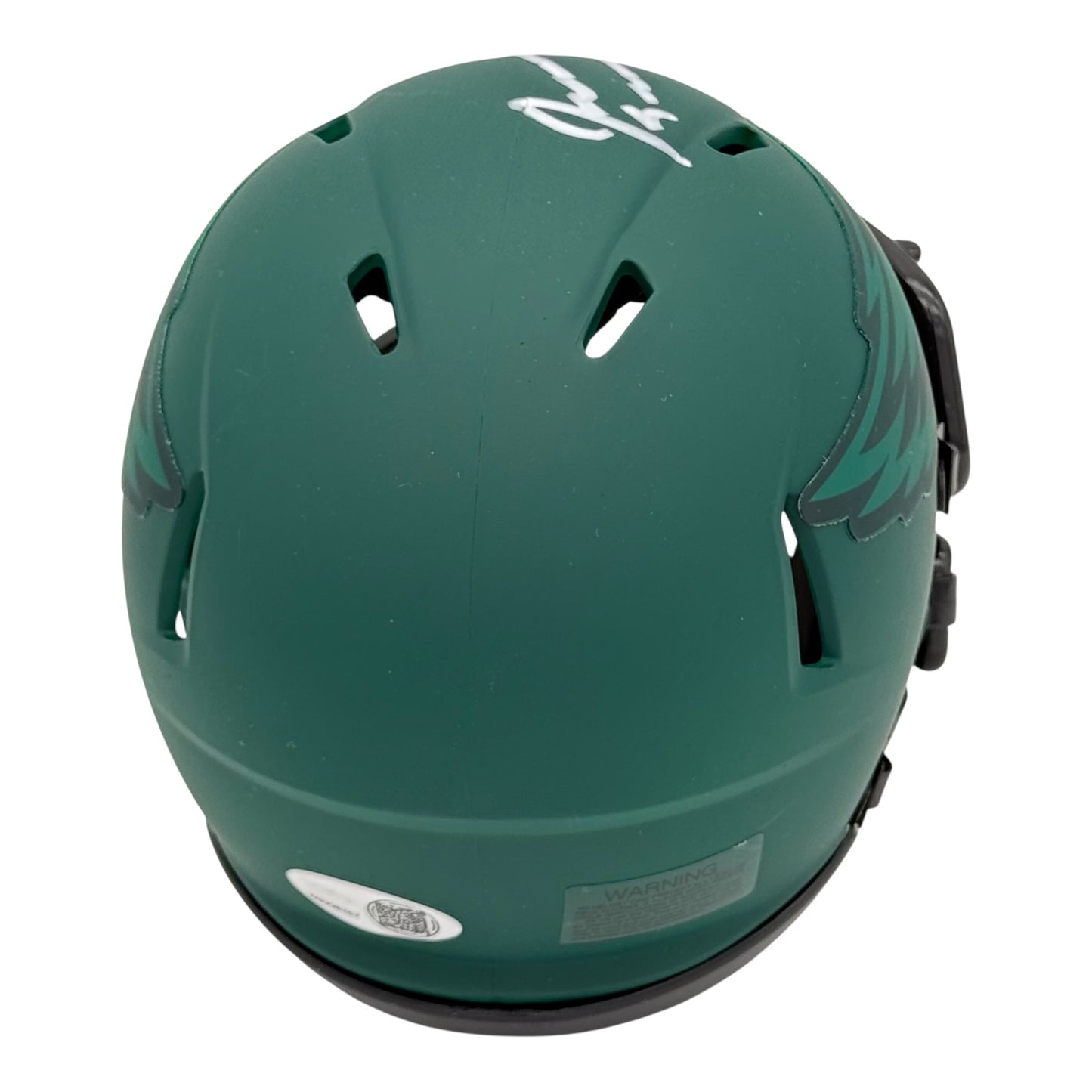 Jevon Kearse Autographed Philadelphia Eagles (RAVE) Mini Helmet - JSA