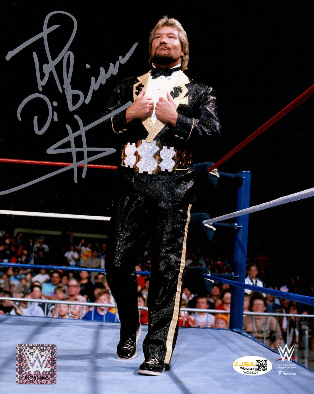 Ted DiBiase "Million Dollar Man" Autographed Wrestling 8x10 Photo - JSA