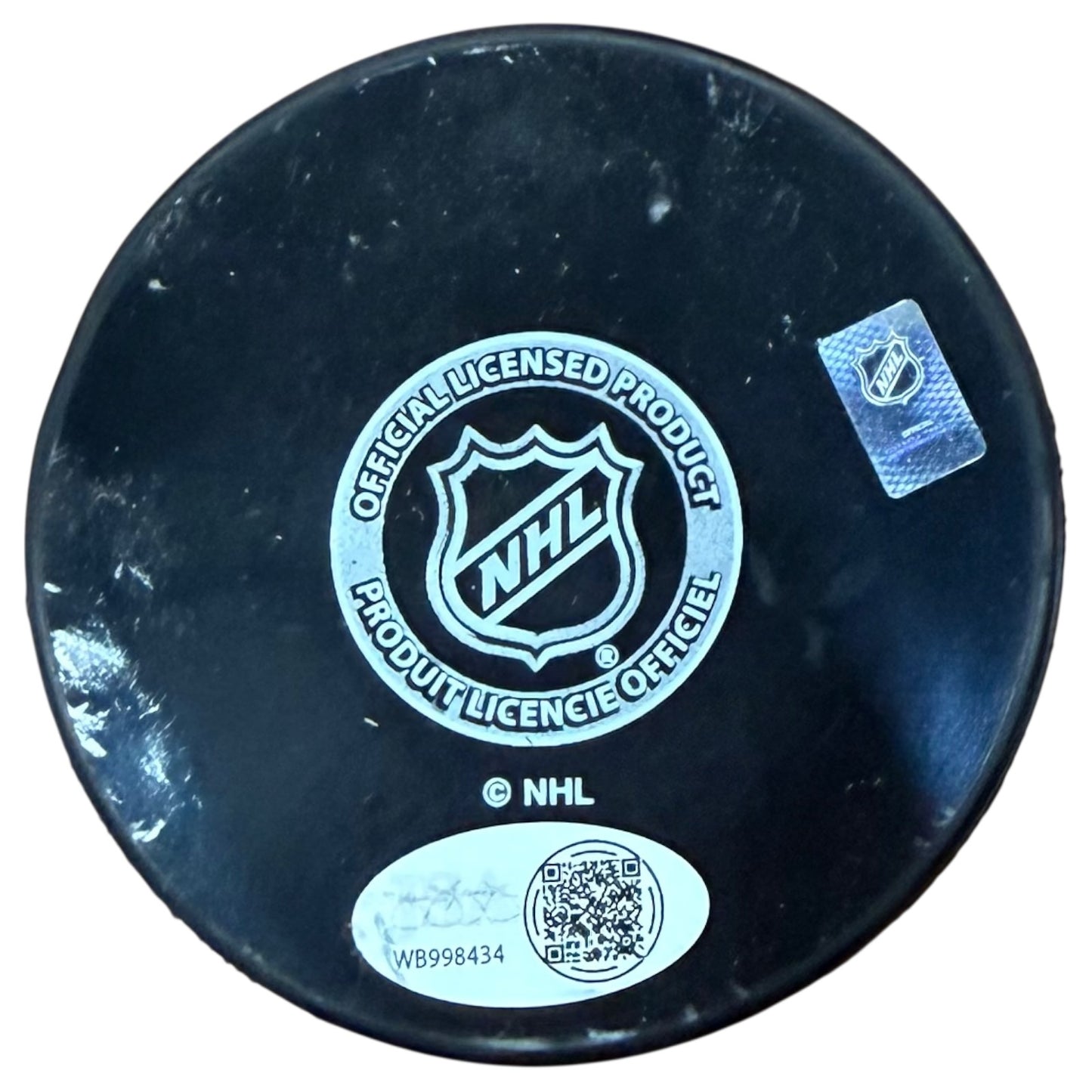 Brad Park Autographed New York Rangers Logo Puck w/ "HOF 88" - JSA
