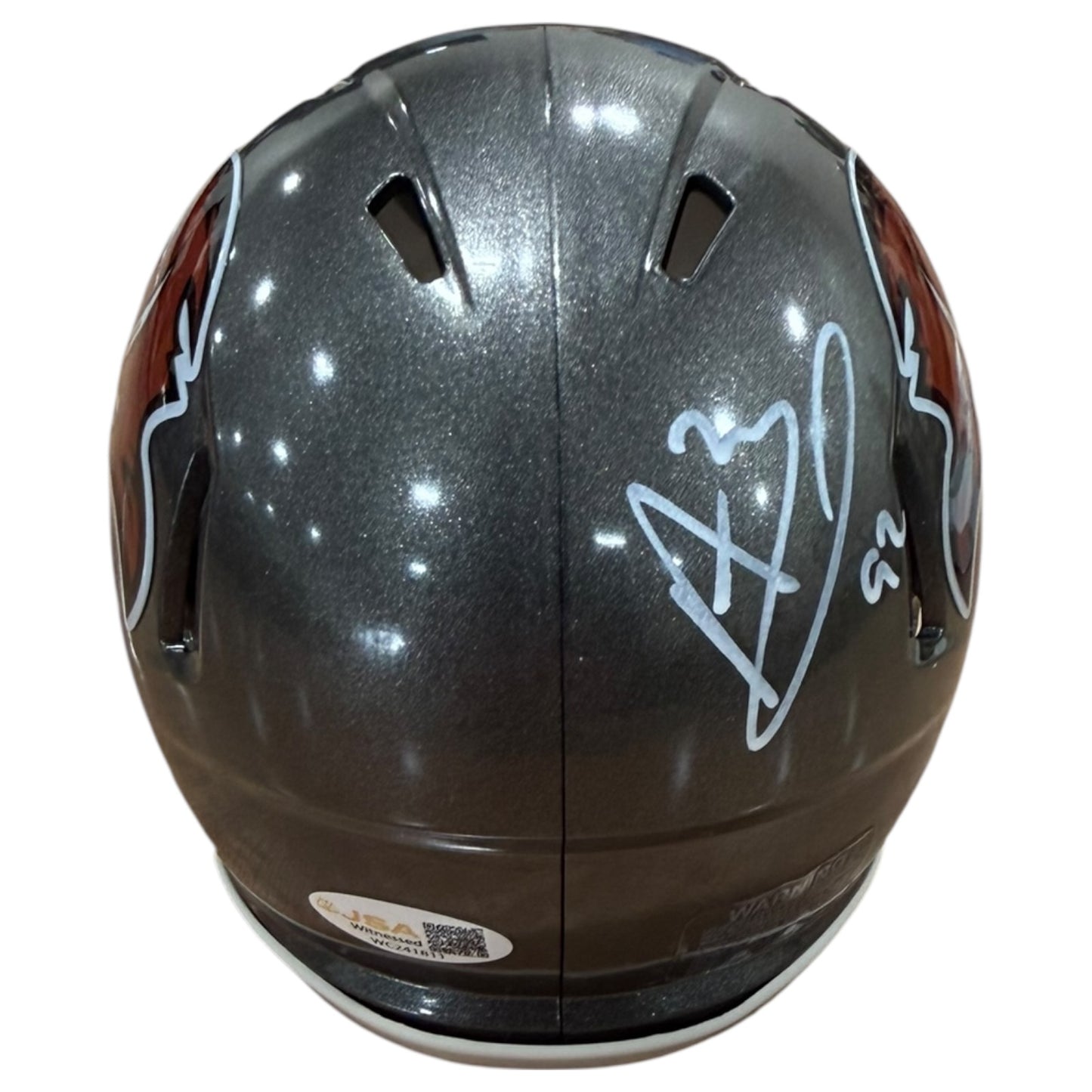 Anthony "Booger" McFarland Autographed Tampa Bay Buccaneers Mini Helmet - JSA