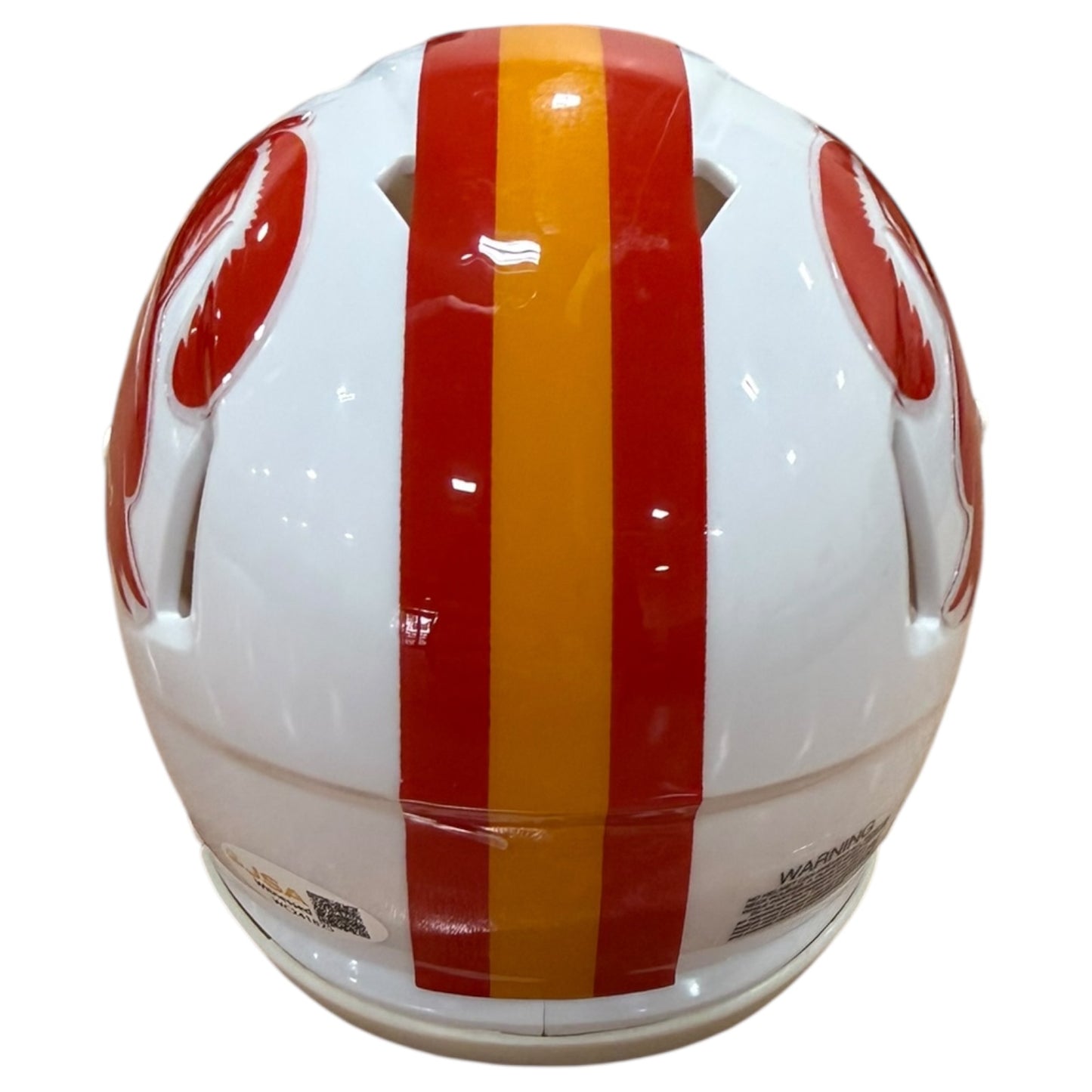 Anthony "Booger" McFarland Autographed Tampa Bay Buccaneers (Throwback Creamsicle) Mini Helmet w/ "SB XXXVII Champs" - JSA