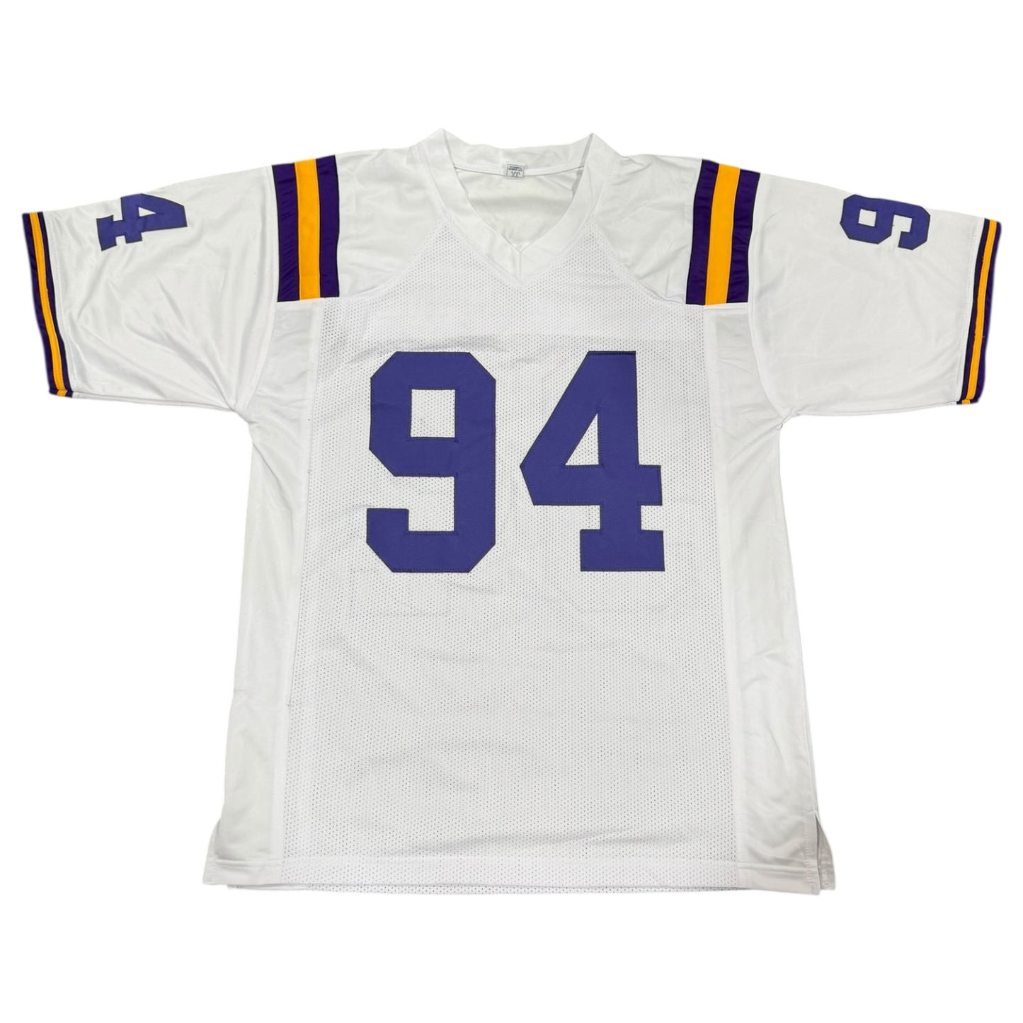 Anthony "Booger" McFarland Autographed Louisiana State Custom Stitched Jersey - JSA