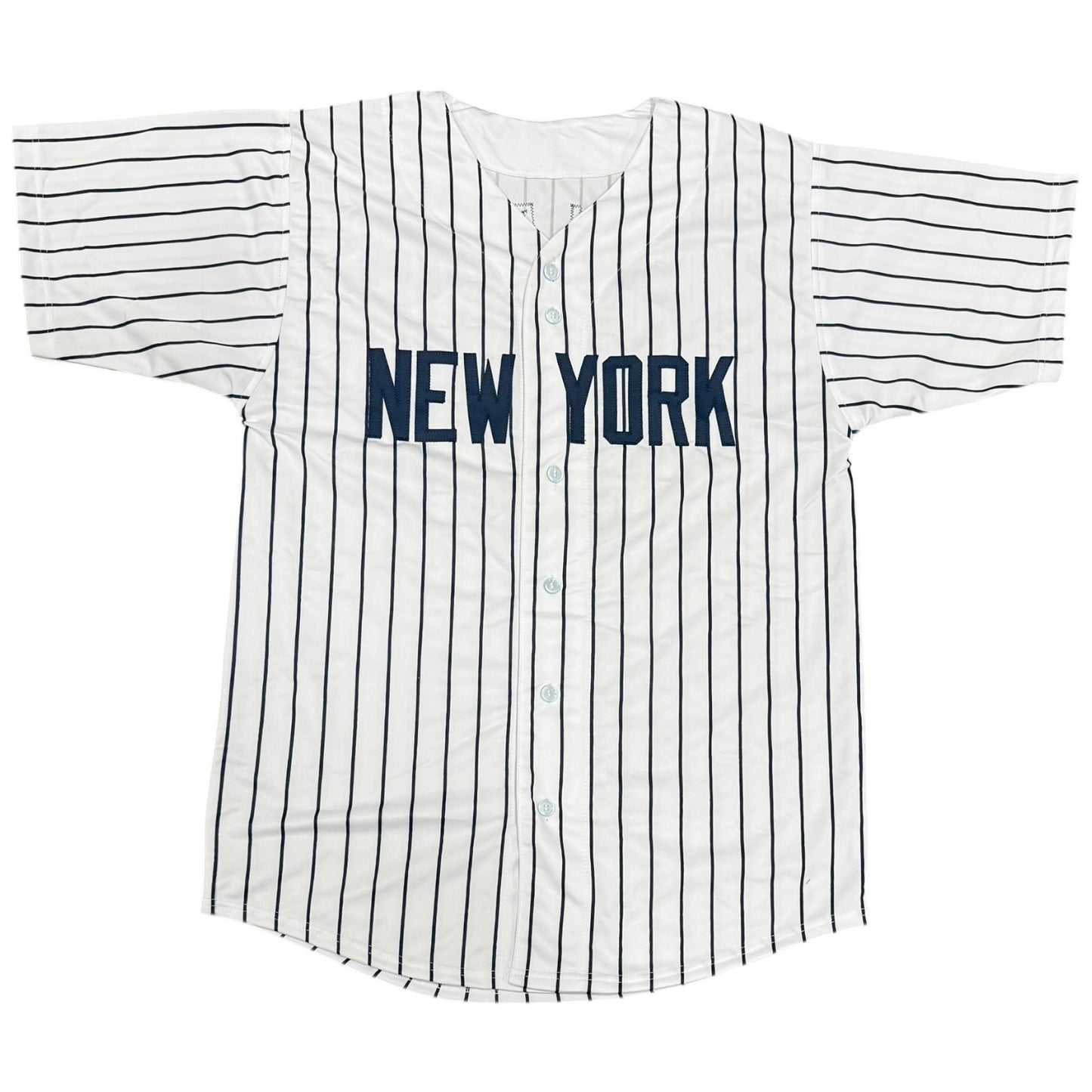 Cecil Fielder Autographed New York (Pinstripe #45) Custom Jersey - JSA