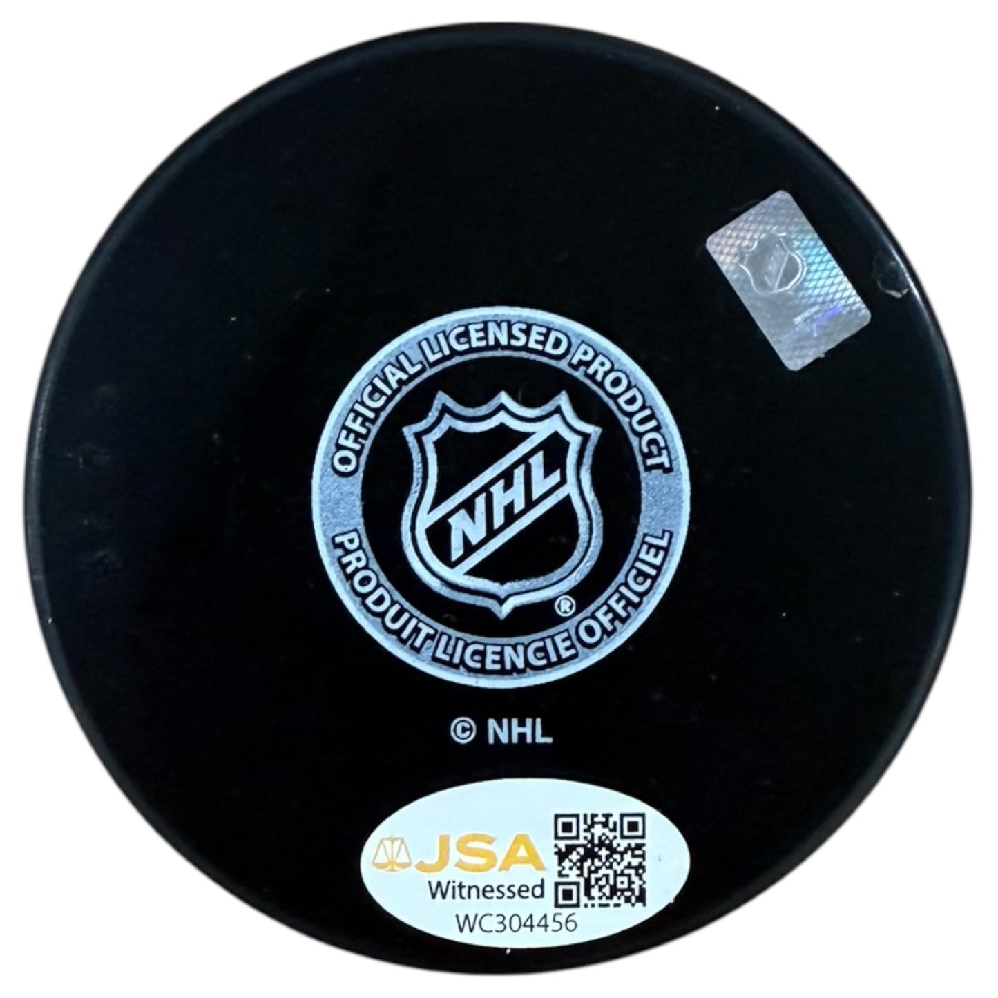 Dave Andreychuk Autographed Toronto Maple Leafs Logo Hockey Puck - JSA