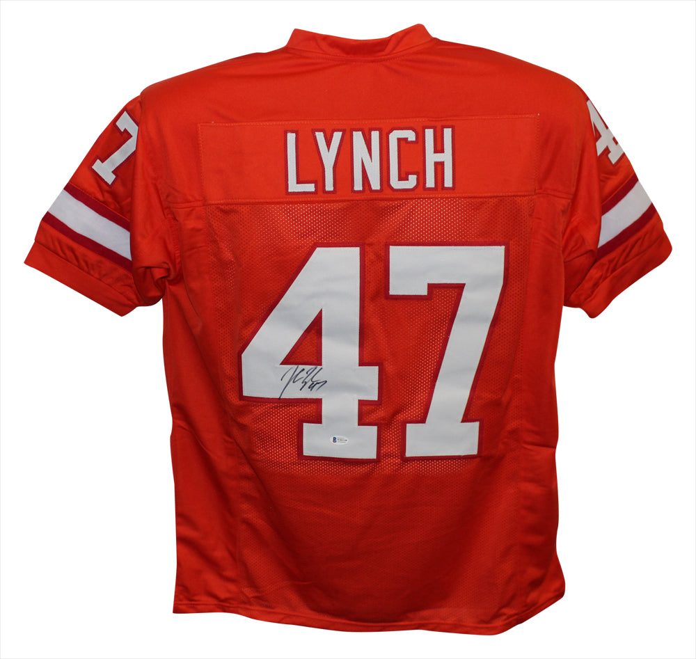 John Lynch Autographed Tampa Bay (Orange Creamsicle #47) Custom Jersey - Beckett