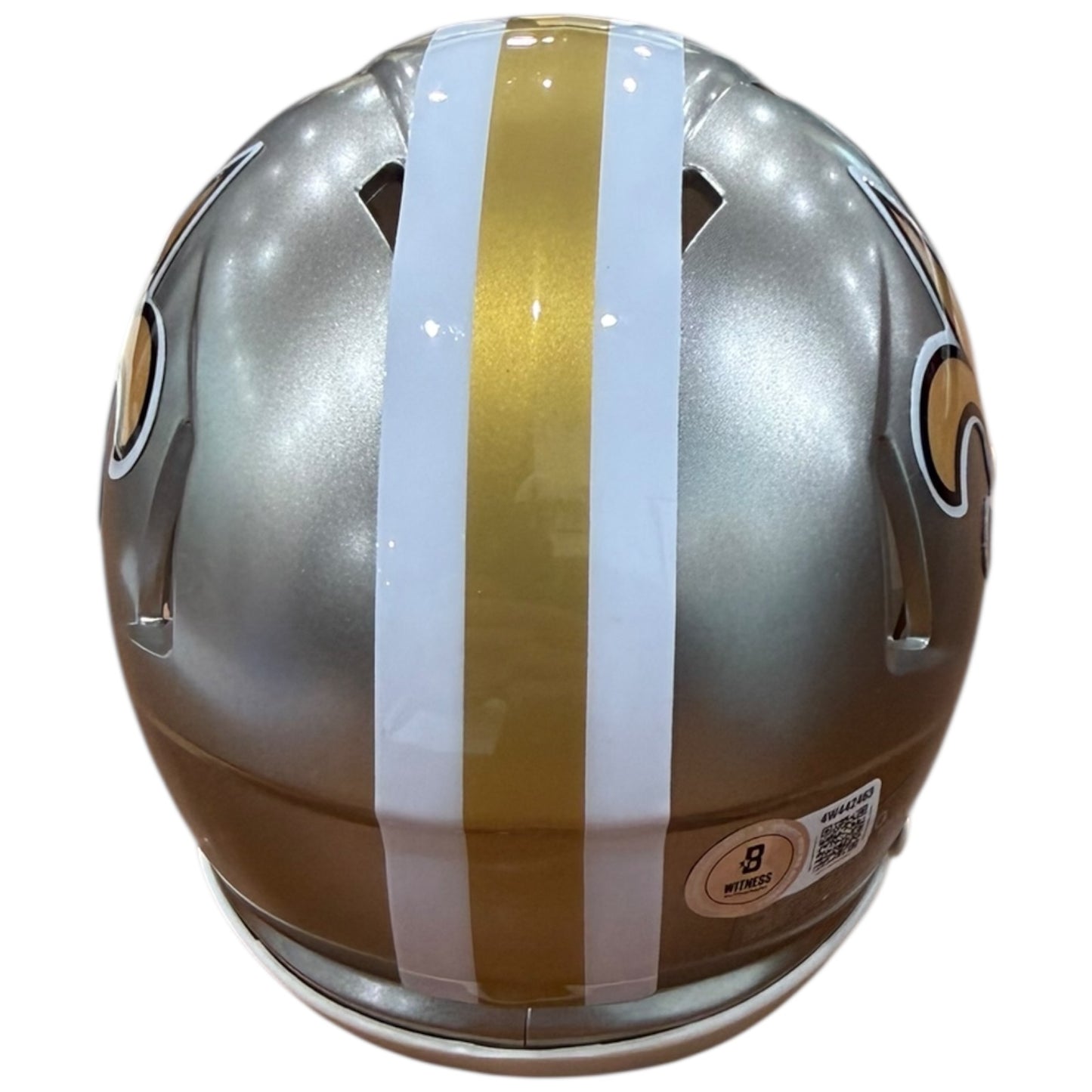 Jeremy Shockey Autographed New Orleans Saints (FLASH) Mini Helmet - Beckett