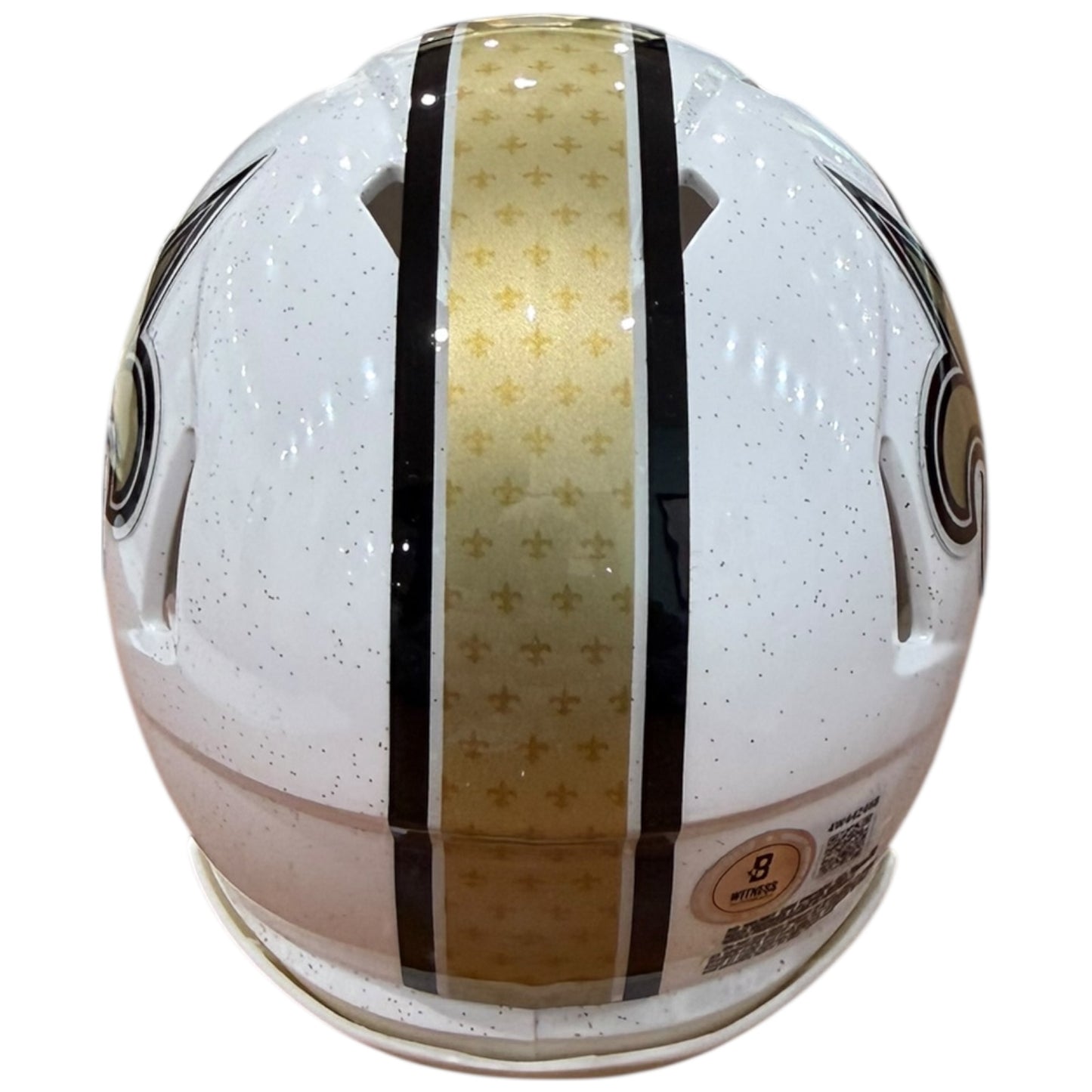 Jeremy Shockey Autographed New Orleans Saints (2022 White Alternate) Mini Helmet - Beckett