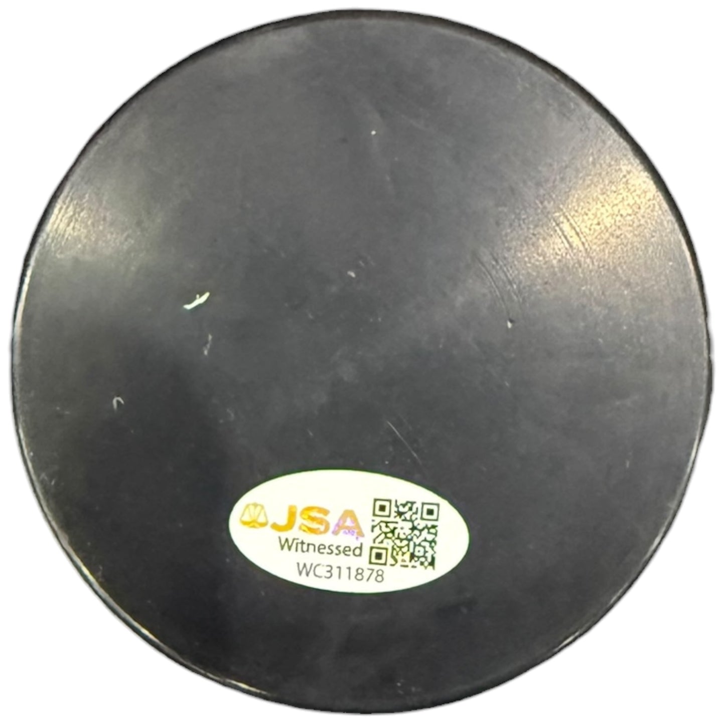 Brady Tkachuk Autographed Team USA Hockey Logo Puck - JSA