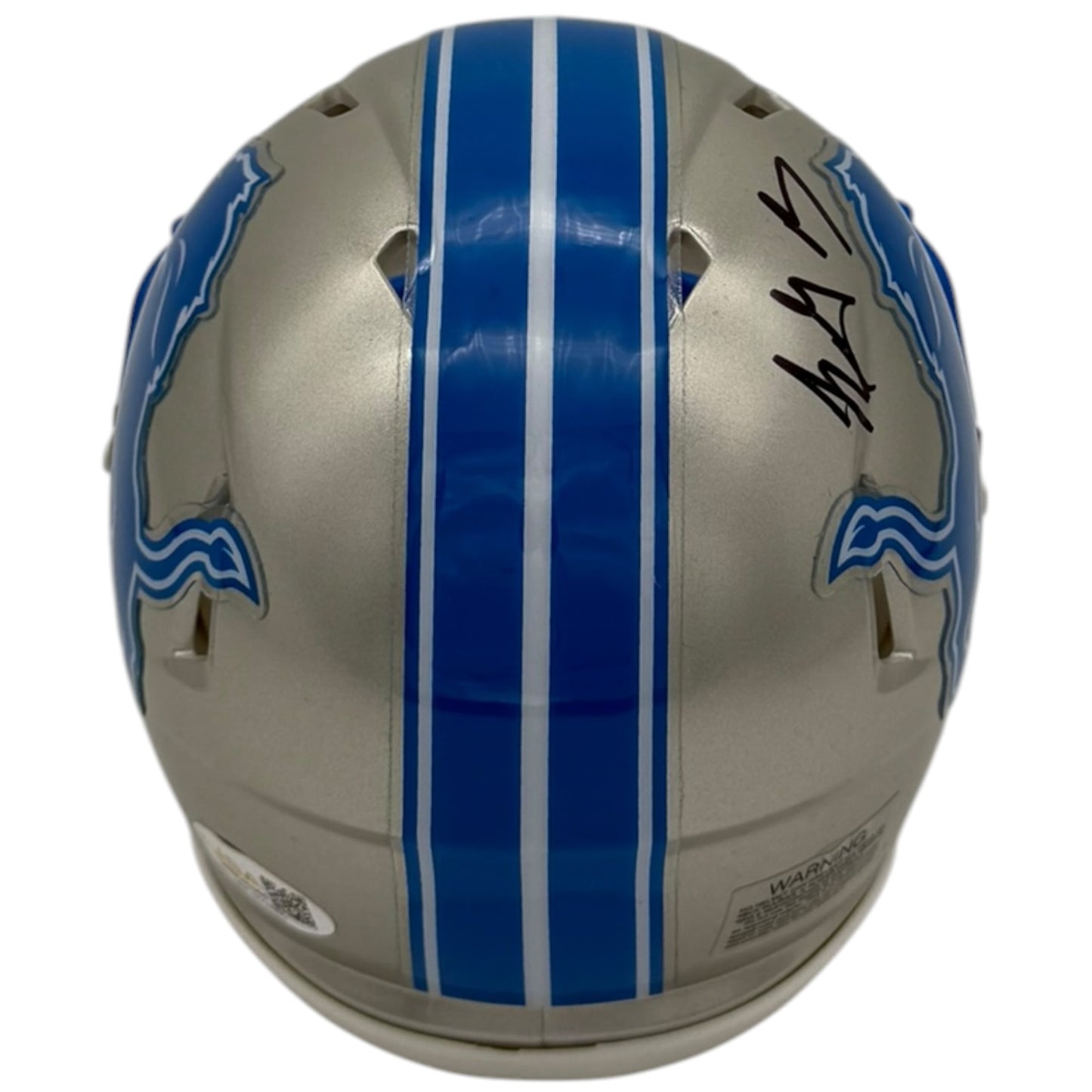 LeGarrette Blount Autographed Detroit Lions (Speed) Mini Helmet - JSA