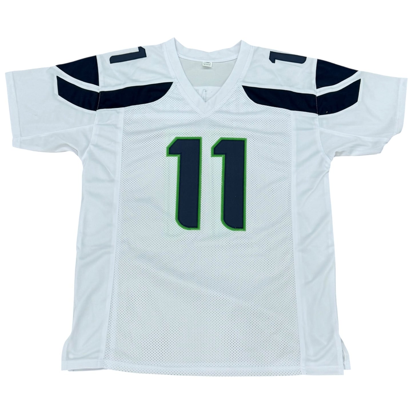 Jaxon Smith-Njigba Autographed Seattle Seahawks (White #11) Custom Jersey - JSA